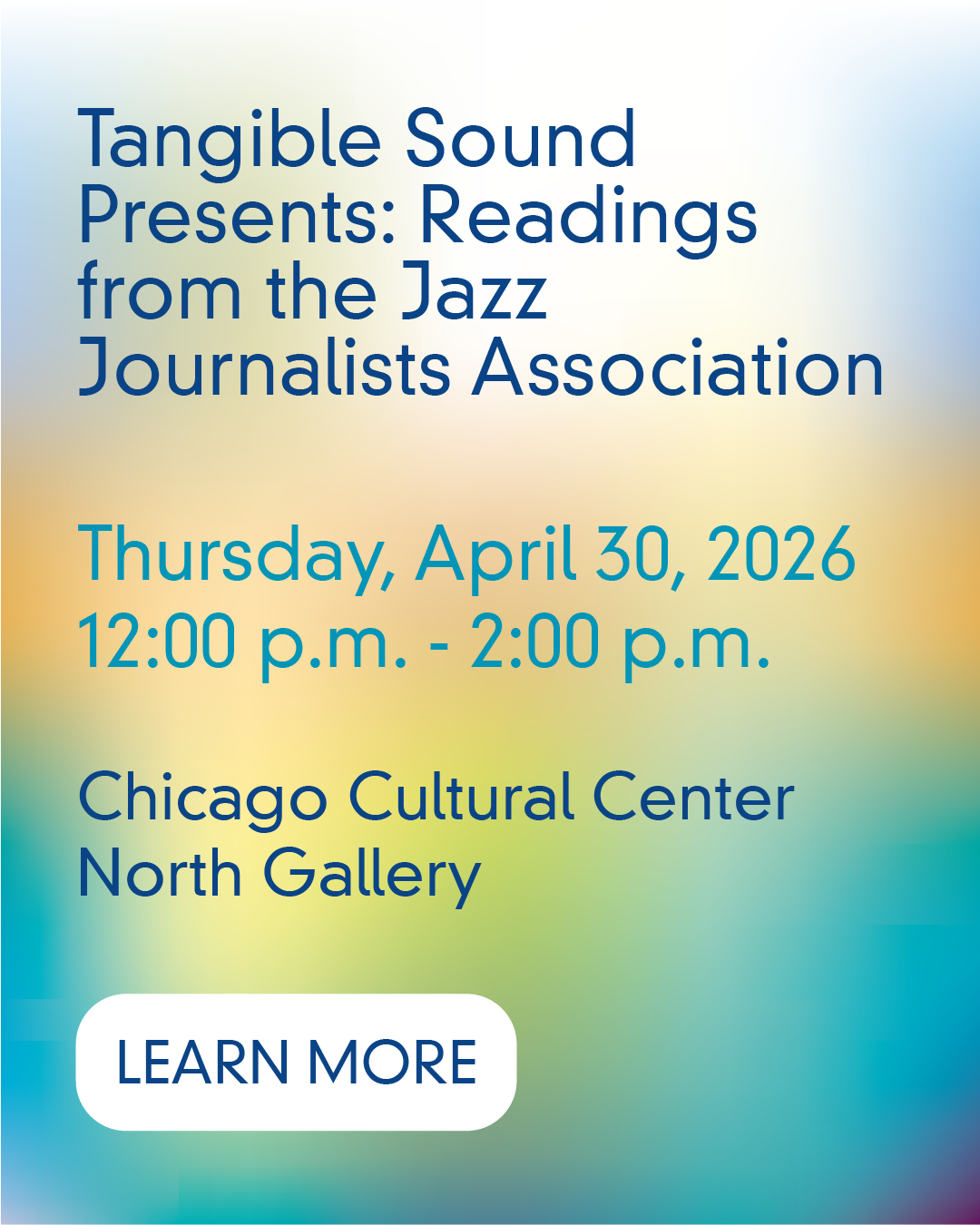Tangible Sound Presents: Readings from the Jazz Journalists Association