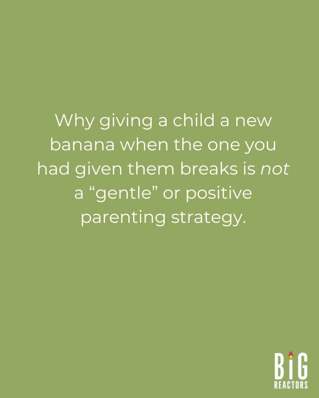 An important point to keep in mind is that setting the limit- in this case, not giving the child a new banana&mdash;is what scaffolds the adaptation. That&rsquo;s why limits are so loving, even when kids don&rsquo;t like them and make you feel like y