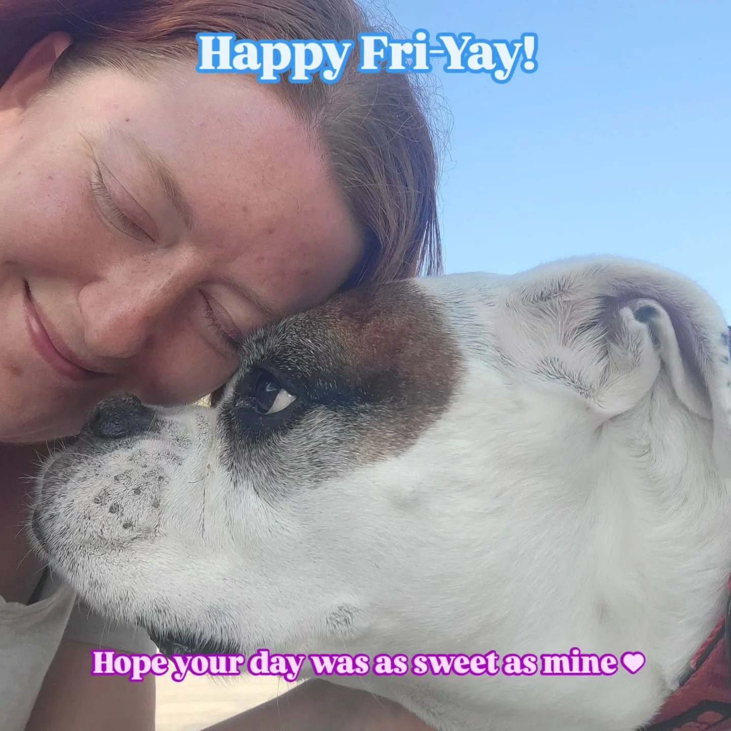 Happy Fri-yay! 💛🐾 My day was full of cuddles, tail wags, and puppy smiles&mdash;hope yours was just as sweet!
#PuppyCuddles #HappyTails #DogWalkerLife #DogDaysDoneRight #rinsdenpetcare