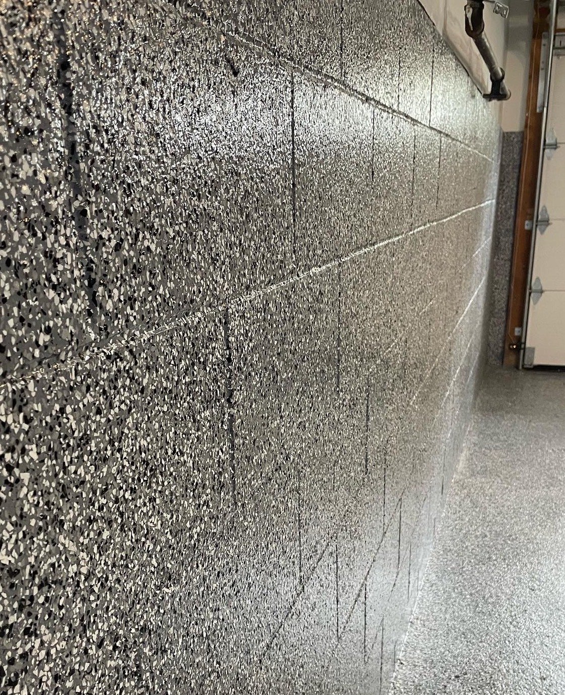 Epoxy wall in garage