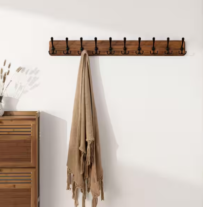 Wall-Mounted Hook Rack
