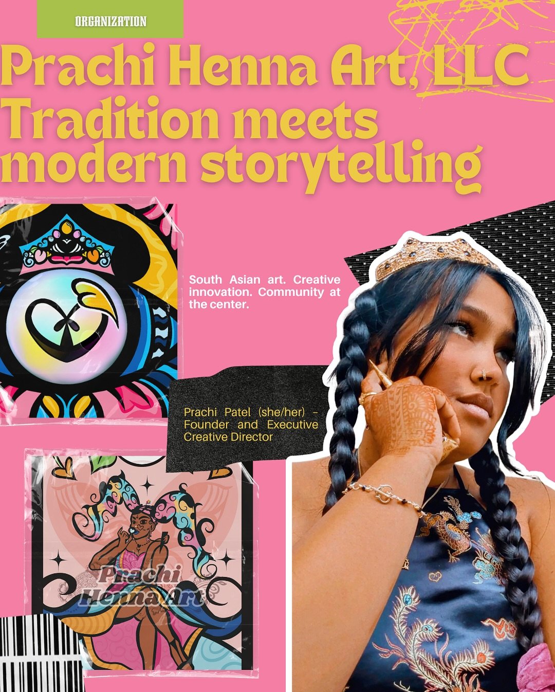 ✨ Tradition meets modern storytelling. ✨

From freestyle henna art to original worlds like the Bubbleverse, Prachi Henna Art is redefining what it means to create with culture, community, and authenticity at the center.

Read our full interview with 