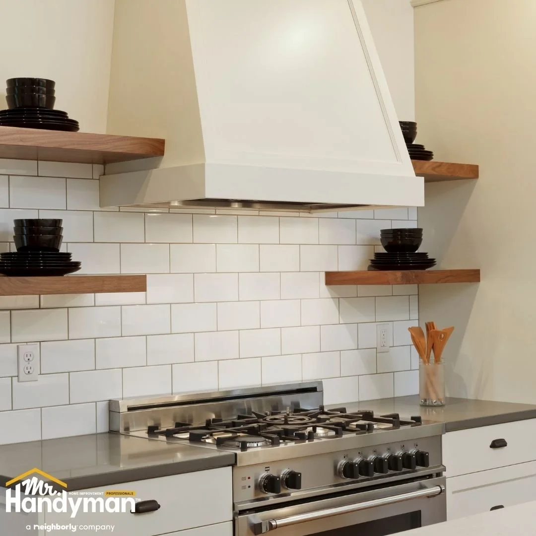 Modern kitchen upgrade with new finishes and fixtures, interior remodeling by Mr. Handyman of Lehigh Valley