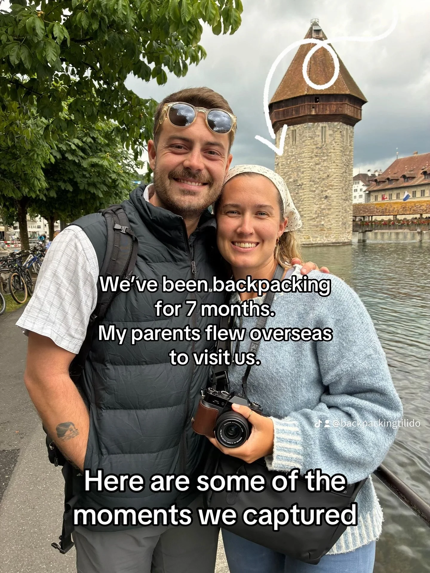 My parents came to visit us after 7 months abroad.
This is what it looked like through our camera lens 
#travel #backpacking #parentsoftiktok #parents #photography