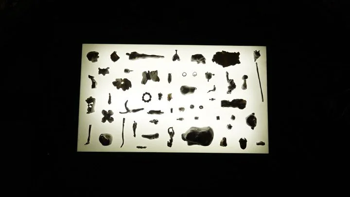 Natura Morte&rsquo; (still life) on a green light box  @the.art.club.collective