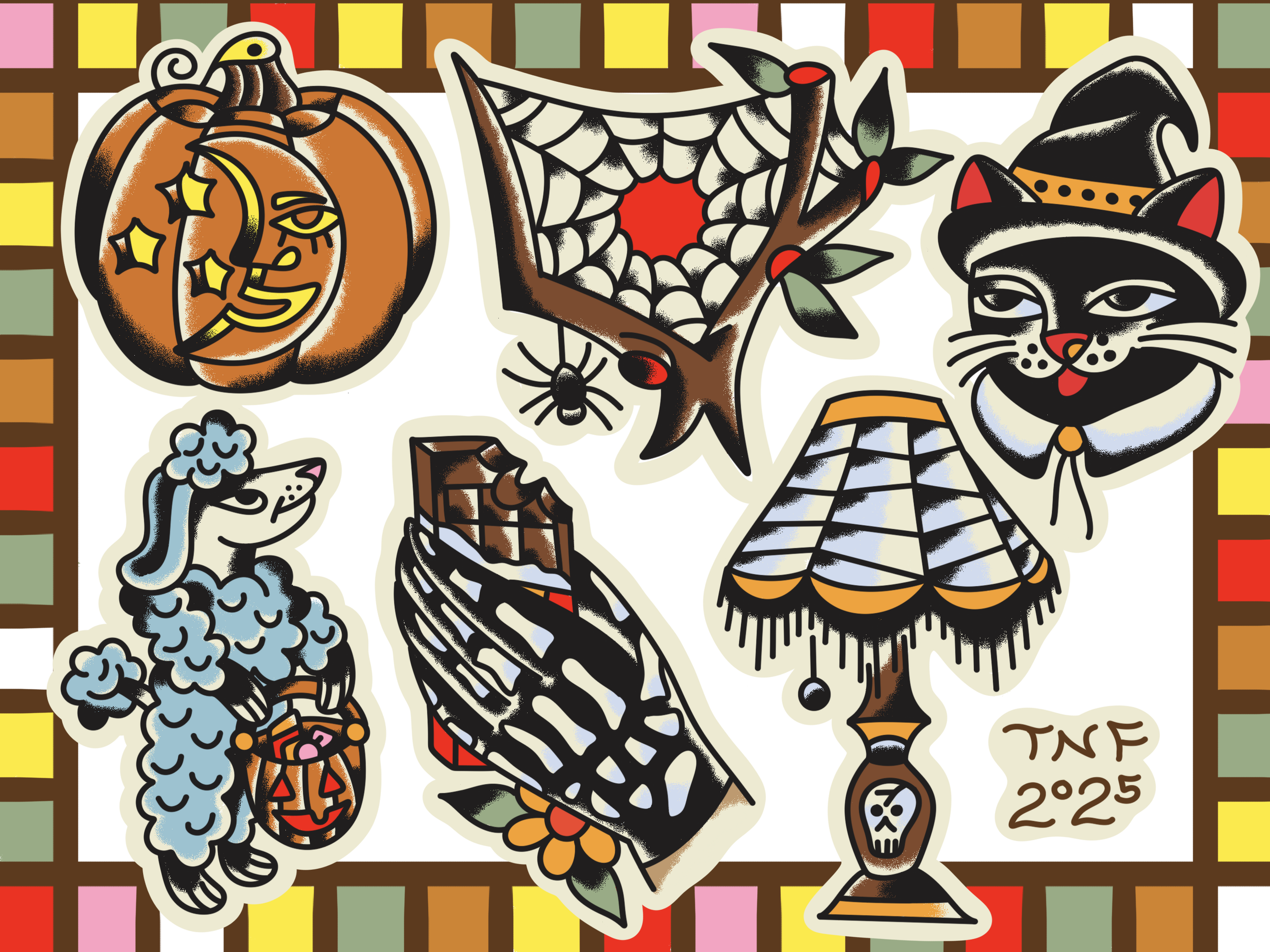 American traditional flash tattoo ideas halloween tattoo designs