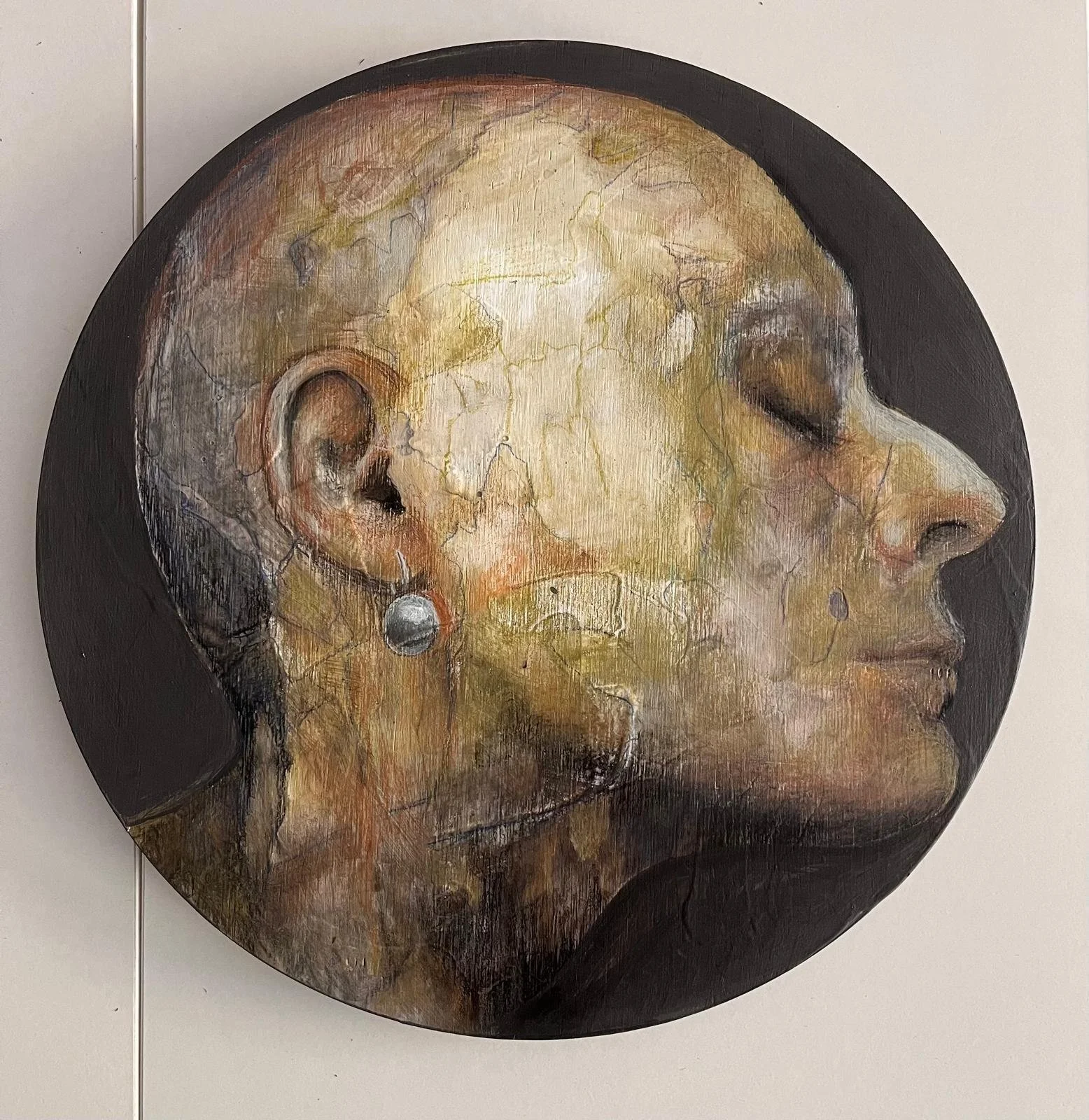 La ragazza con l'orecchino di perla, oil on wood– Sanda Sudor, Portraits of Soul