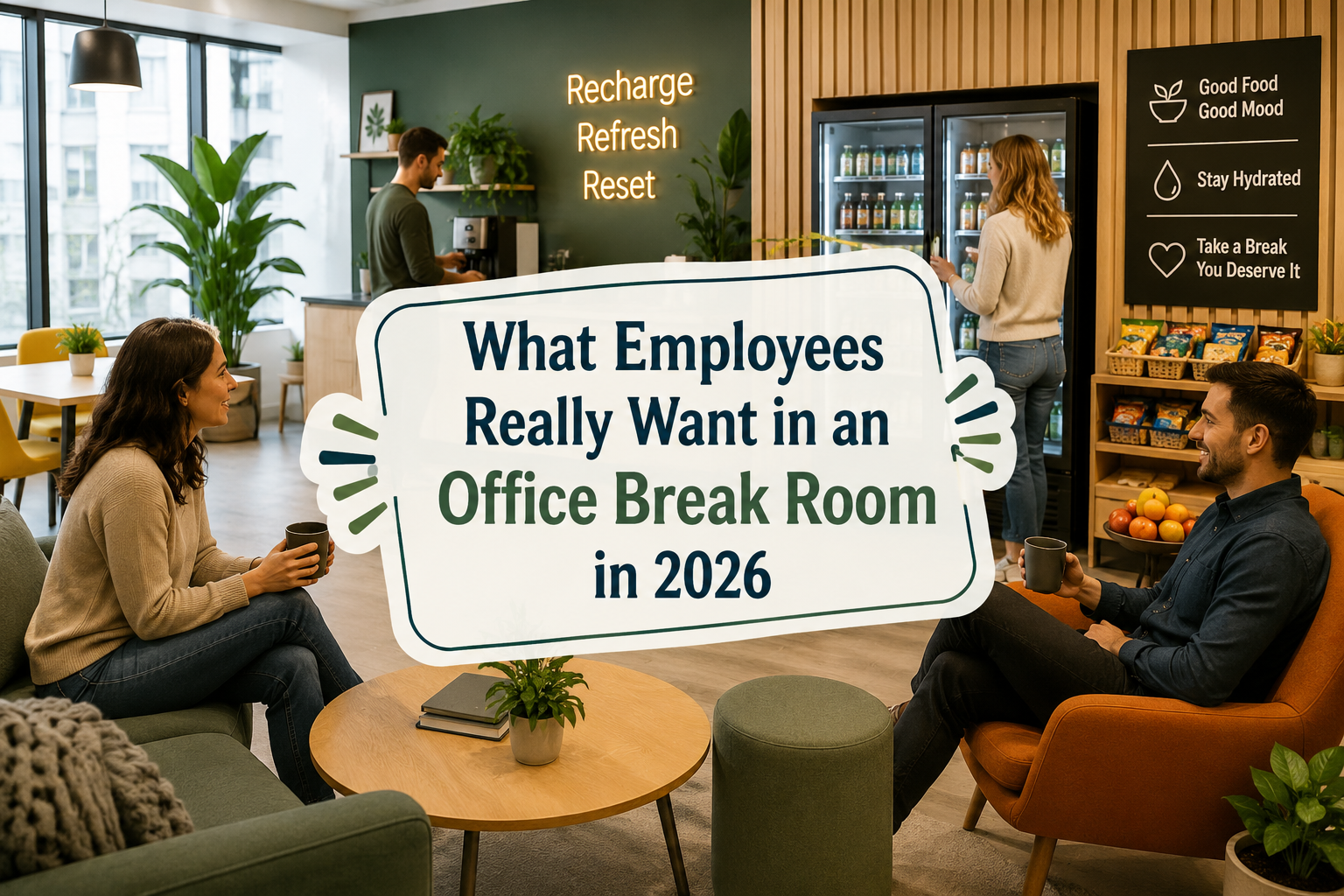 What Employees Really Want in an Office Break Room in 2026&nbsp;