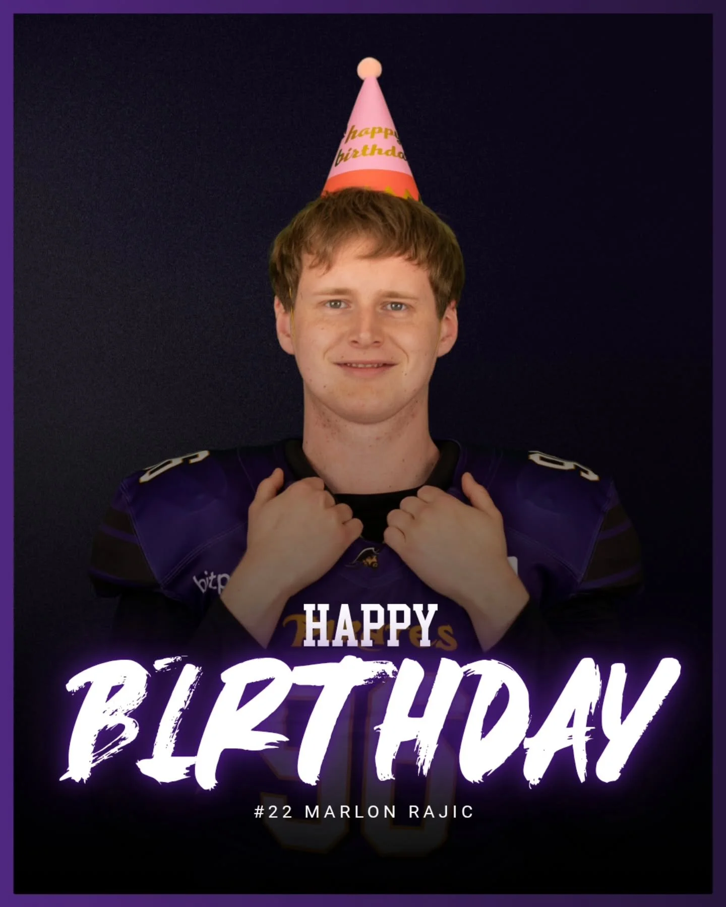 HAPPY BIRTHDAY @marlon.dlo! 🥳💜

#passaupirates #pirates #football #americanfootball #buildtheship #wenotme