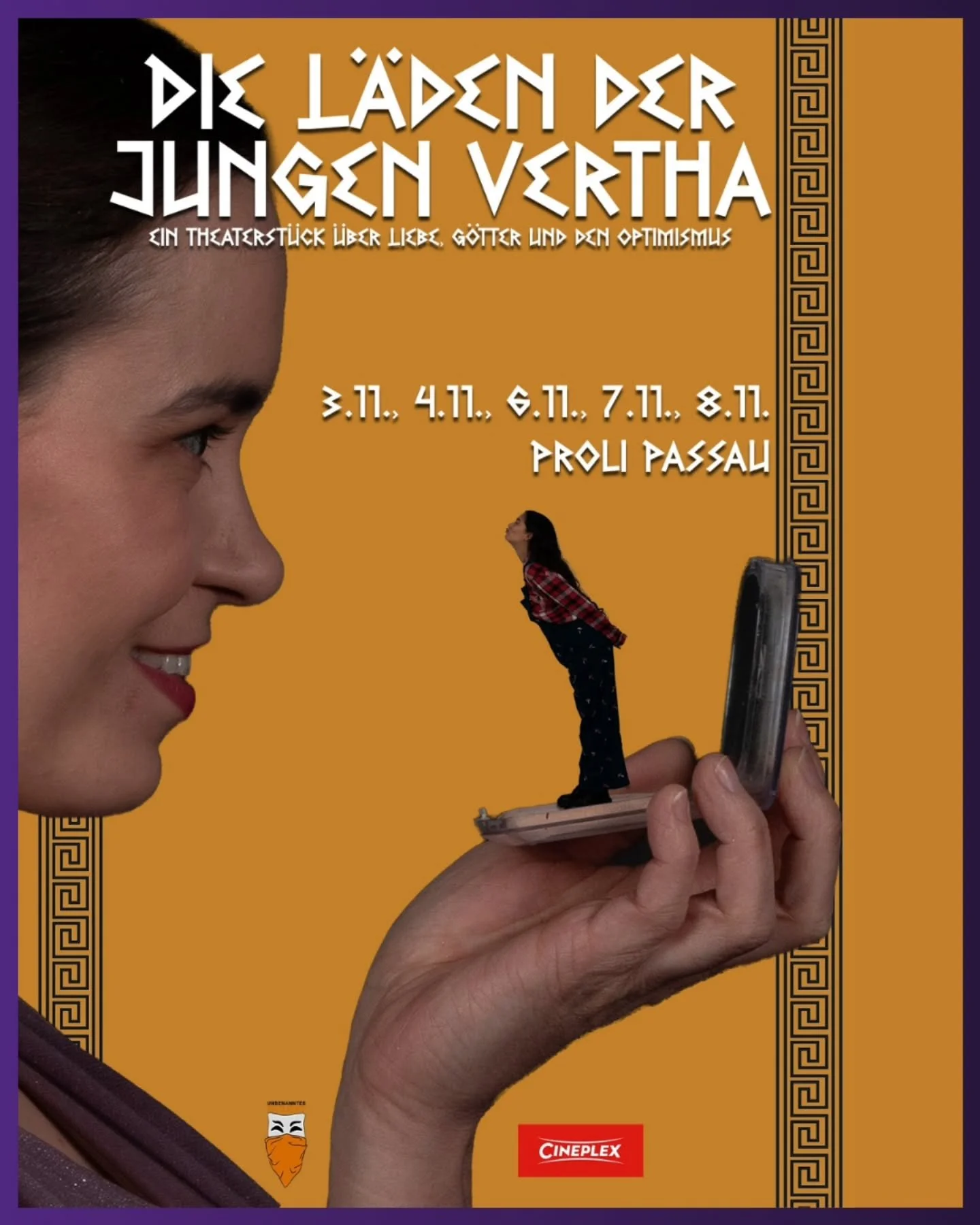 PARROTS GO CINEMA 🎬

Hast du Lust, diese Trailer und das Live-Theater, geschrieben von unserem Parrots-Coach Andi, im Kino zu sehen? 🦜

Am Montag startet das St&uuml;ck &uuml;ber die junge Imbissbudenbesitzerin Vertha, die von den G&ouml;ttern auf 