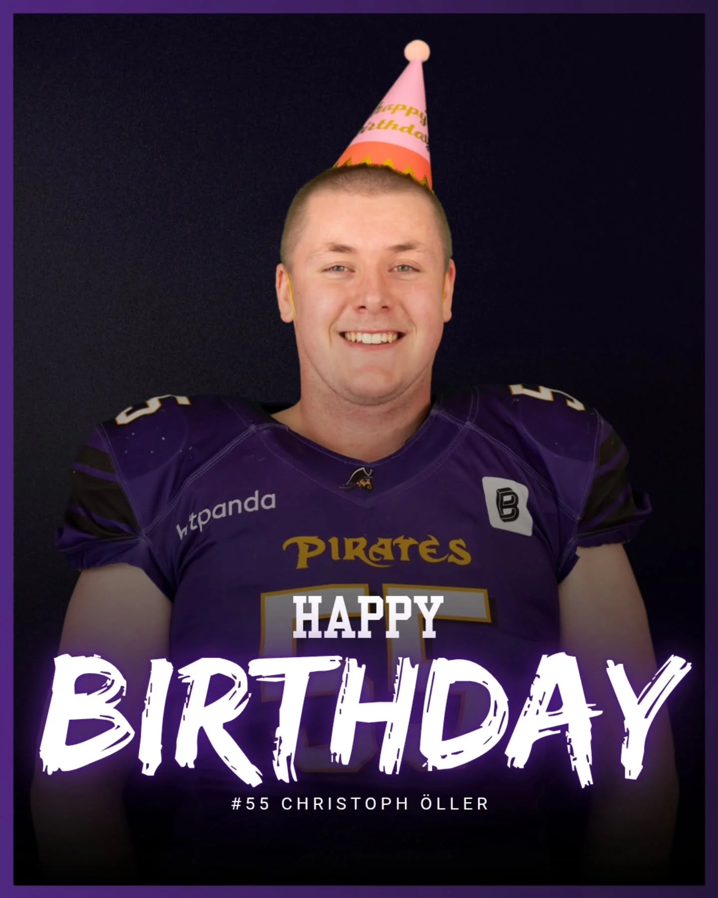HAPPY BIRTHDAY @oeller_555! 🥳💜

#passaupirates #pirates #football #americanfootball