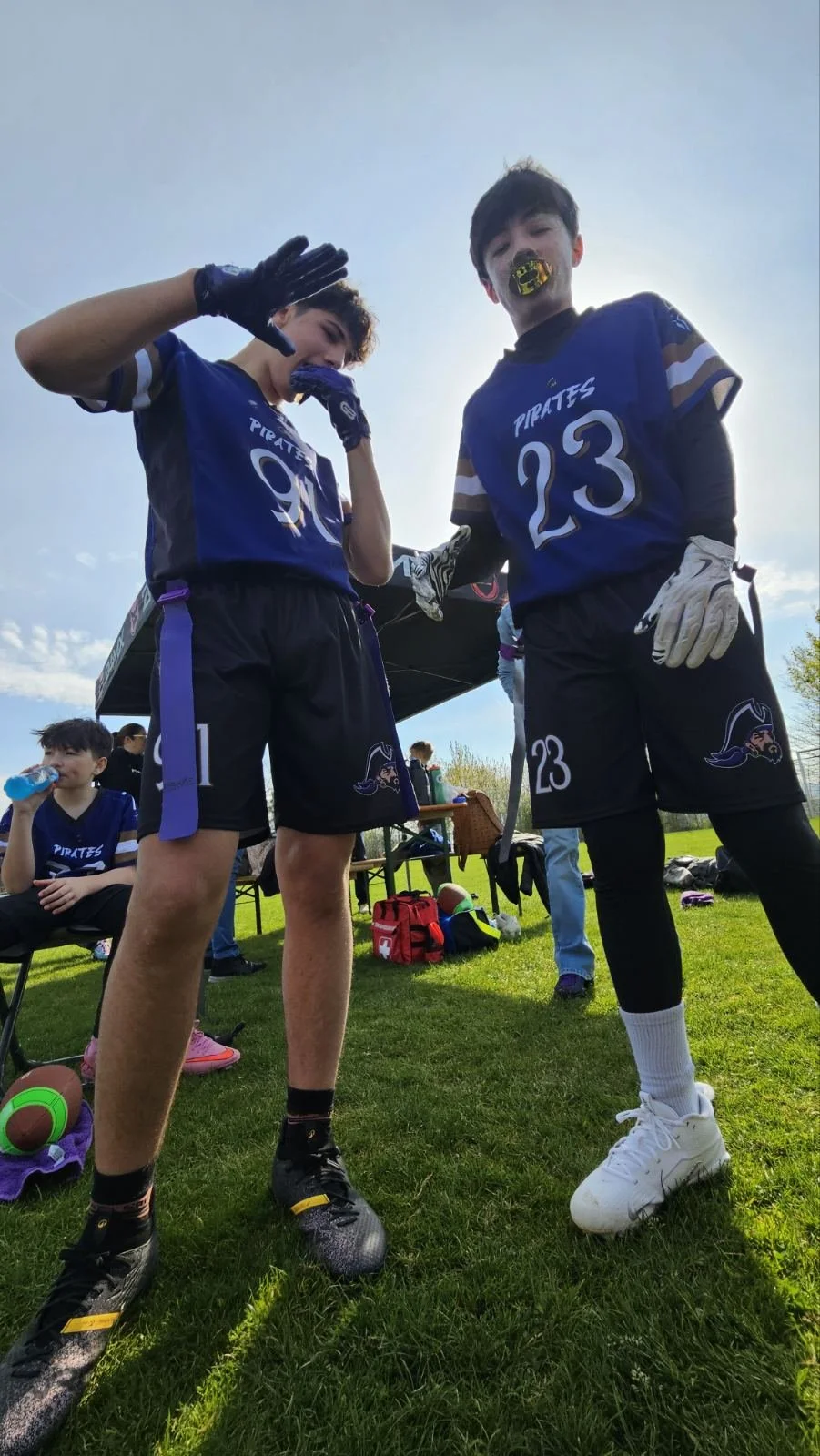 🏴‍☠️ Starker Auftakt in die Outdoor-Saison für die U16 Flag der Passau Pirates
