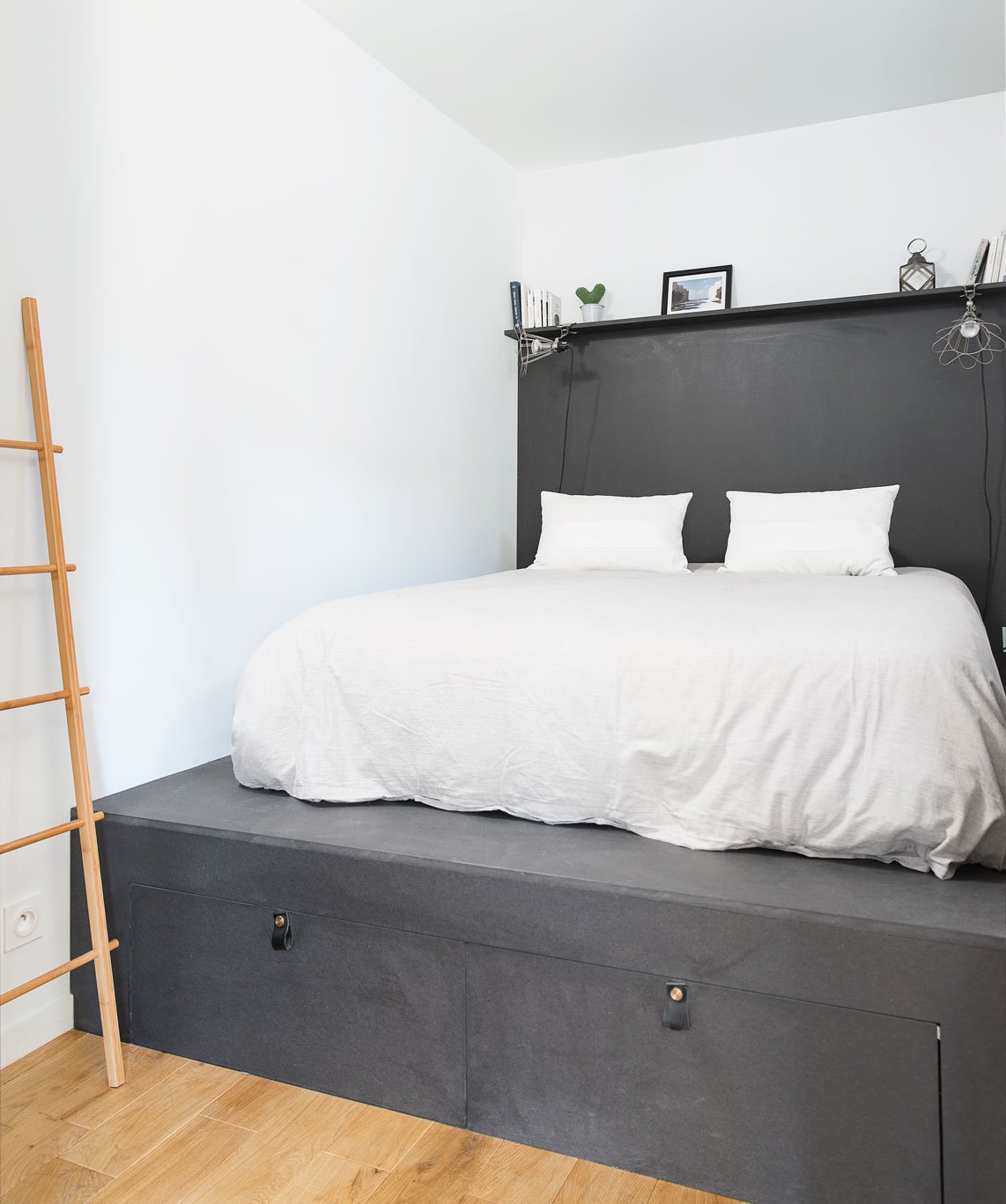 architecte d'intérieur appartement lyon, petite surface lyon, renovation petite surface lyon, renovation studio lyon, architecte d'intérieur créatif lyon, aménagement petit appartement lyon, optimisation petit appartement lyon, chambre estrade