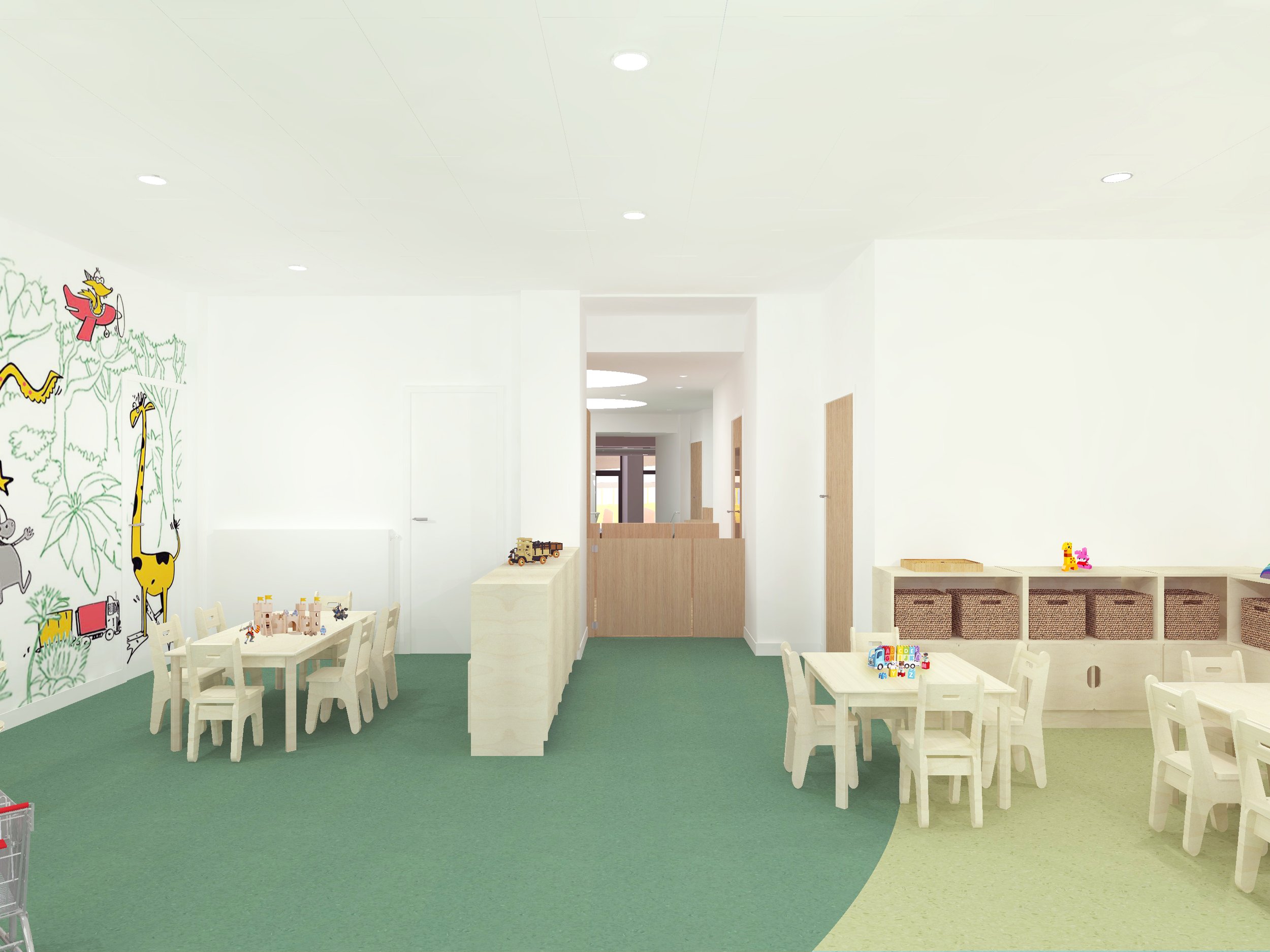 Renovation centre de loisirs à Lyon par ATELIER DITO, Architecte d'intérieur à Lyon, architecte crèche lyon, architecte d'intérieur lyon 6, architecte d'intérieur centre de loisirs lyon 6