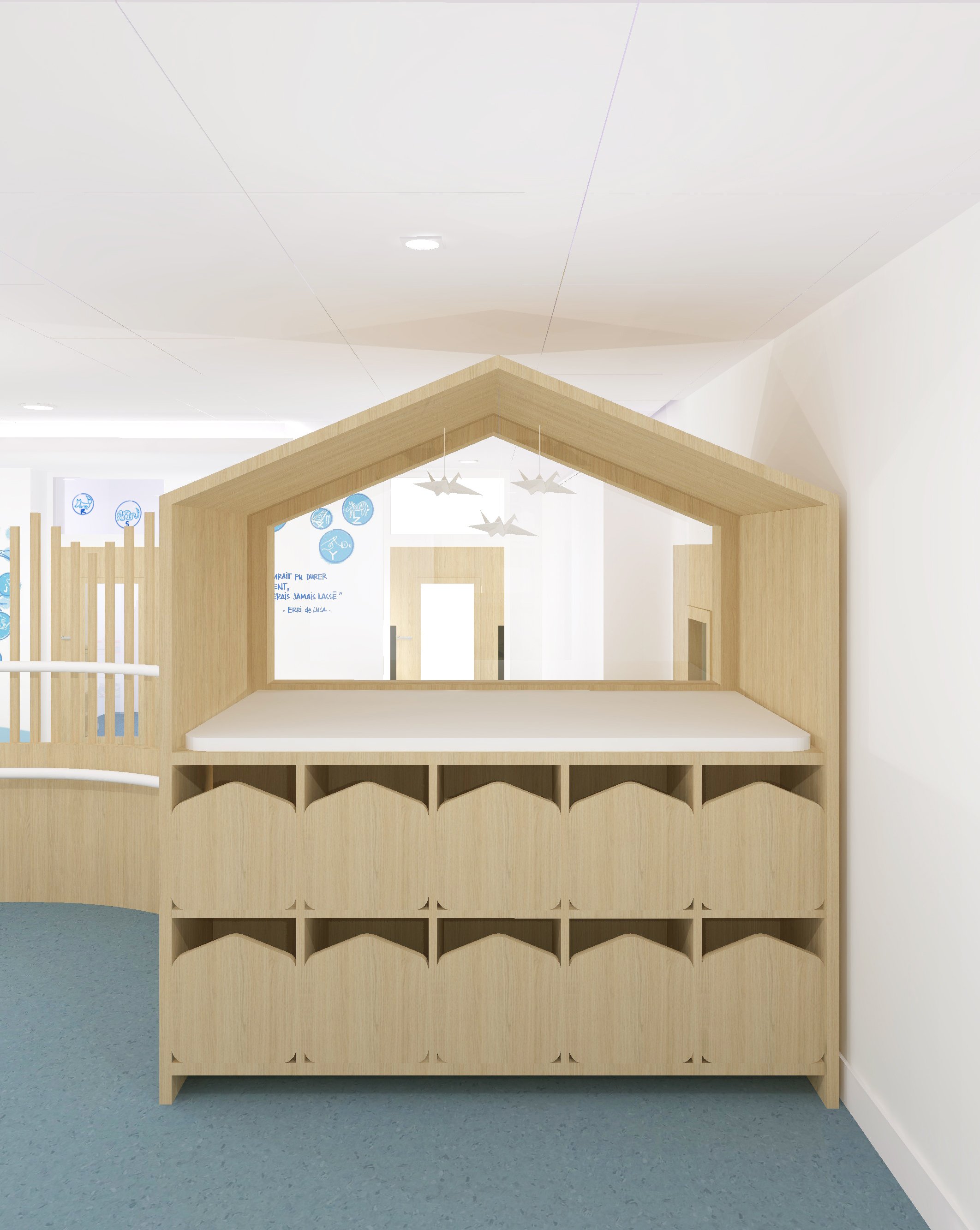 Renovation centre de loisirs à Lyon par ATELIER DITO, Architecte d'intérieur à Lyon, architecte crèche lyon, architecte d'intérieur lyon 6, architecte d'intérieur crèche lyon 6