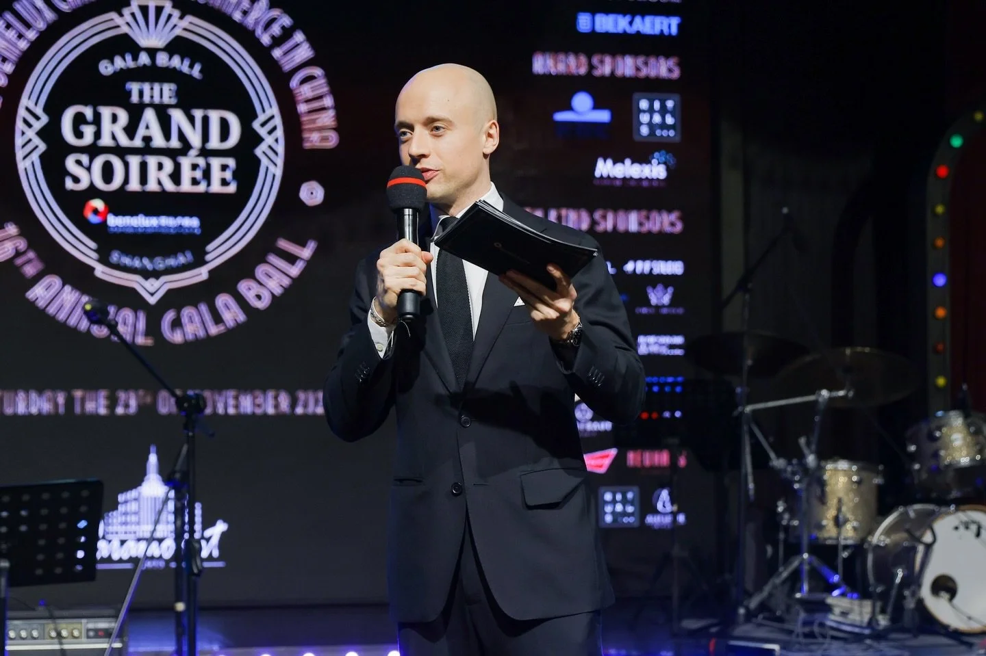 MC / 主持人at the Benelux Chamber of Commerce 
Gala Dinner 🇧🇪🇳🇱🇱🇺
at the Paramount Theater 🎭