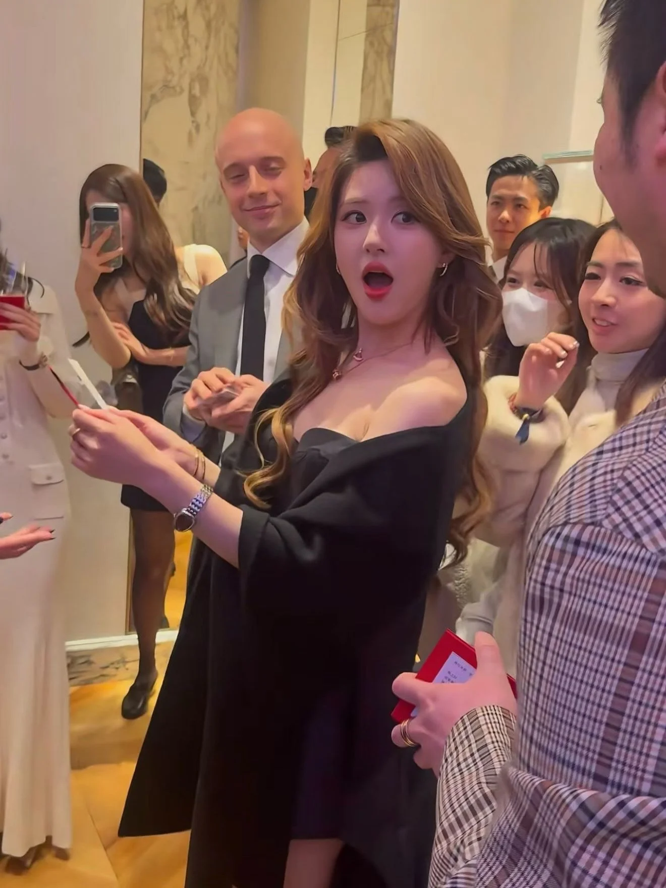 With superstar 赵露思 @rooosyzh09 at @bvlgari 💎