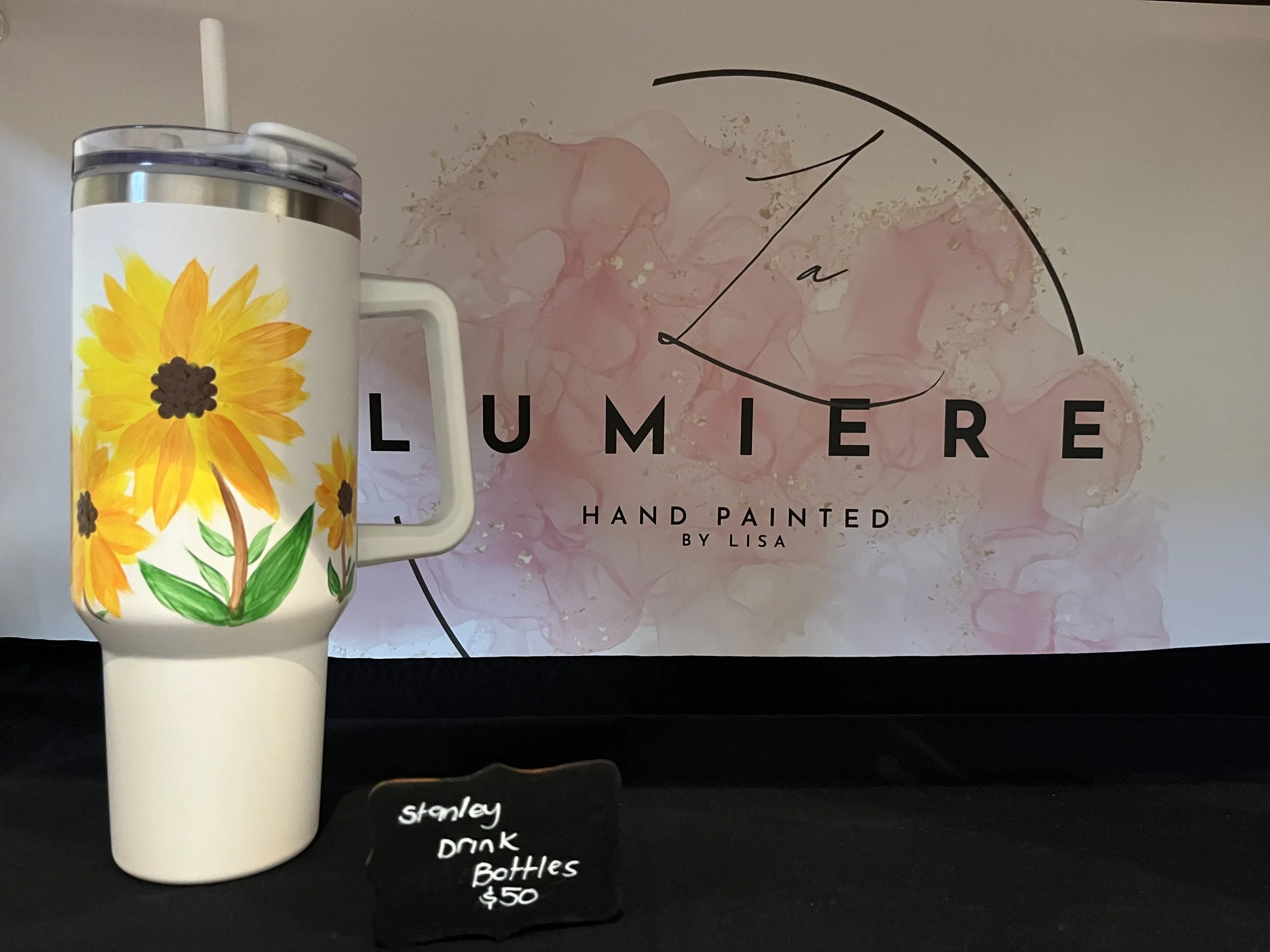 Hand-painted Insulated Travel Mug