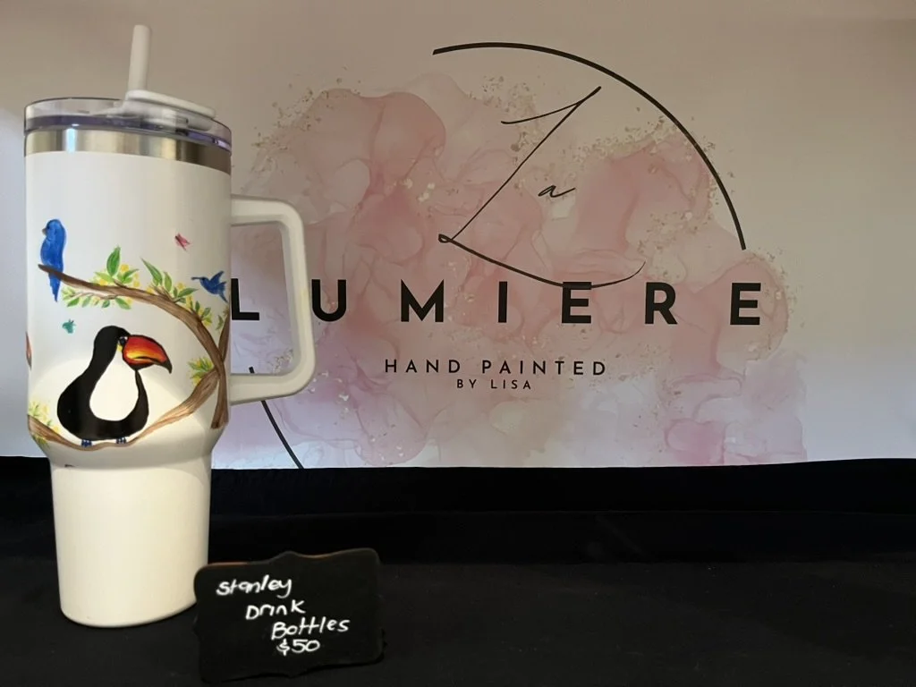 Hand-painted Insulated Travel Mug