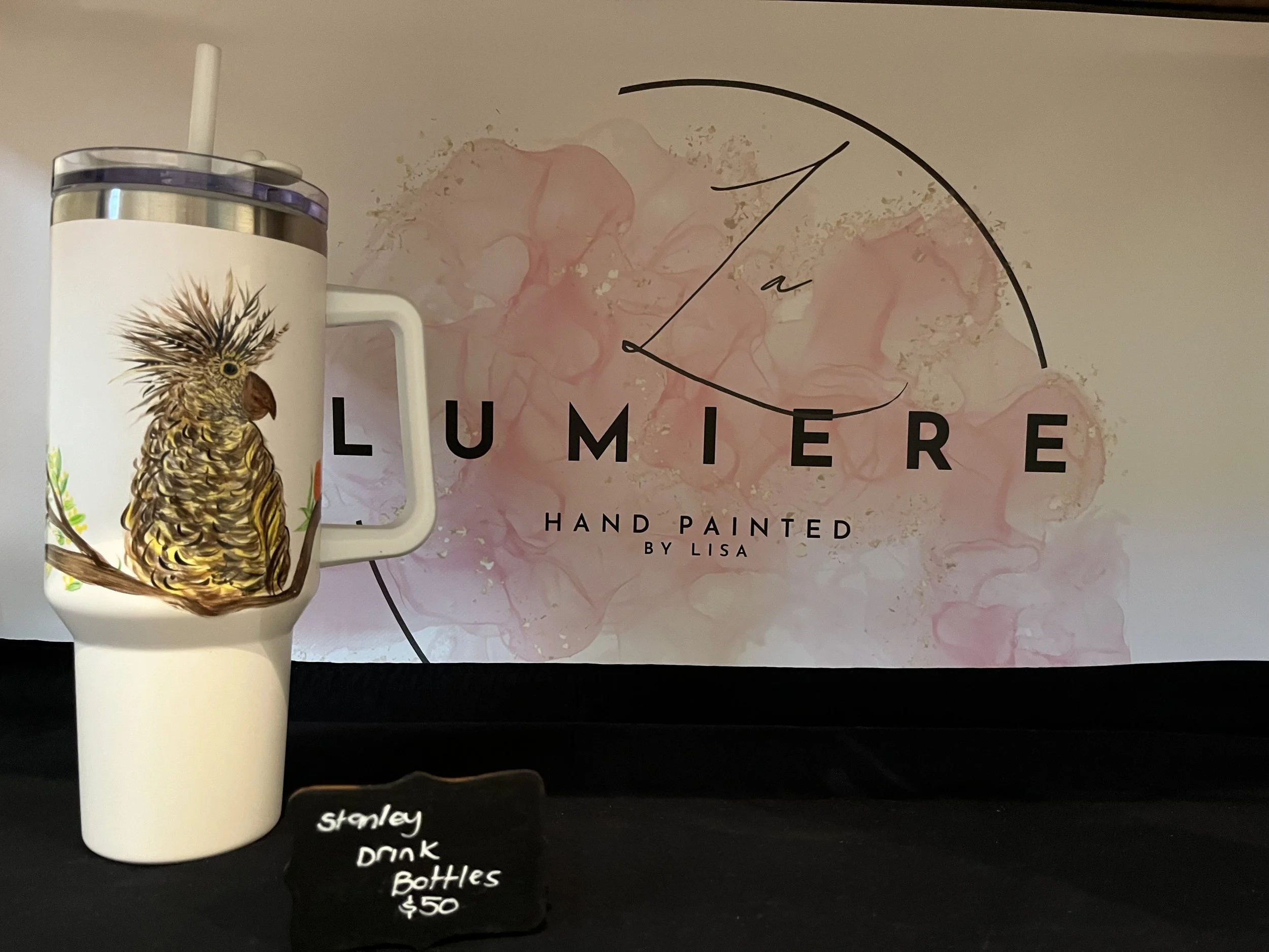 Hand-painted Insulated Travel Mug