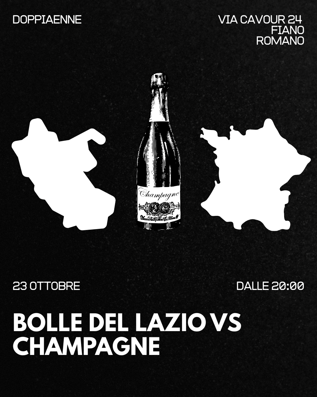 Bolle del Lazio VS Champagne