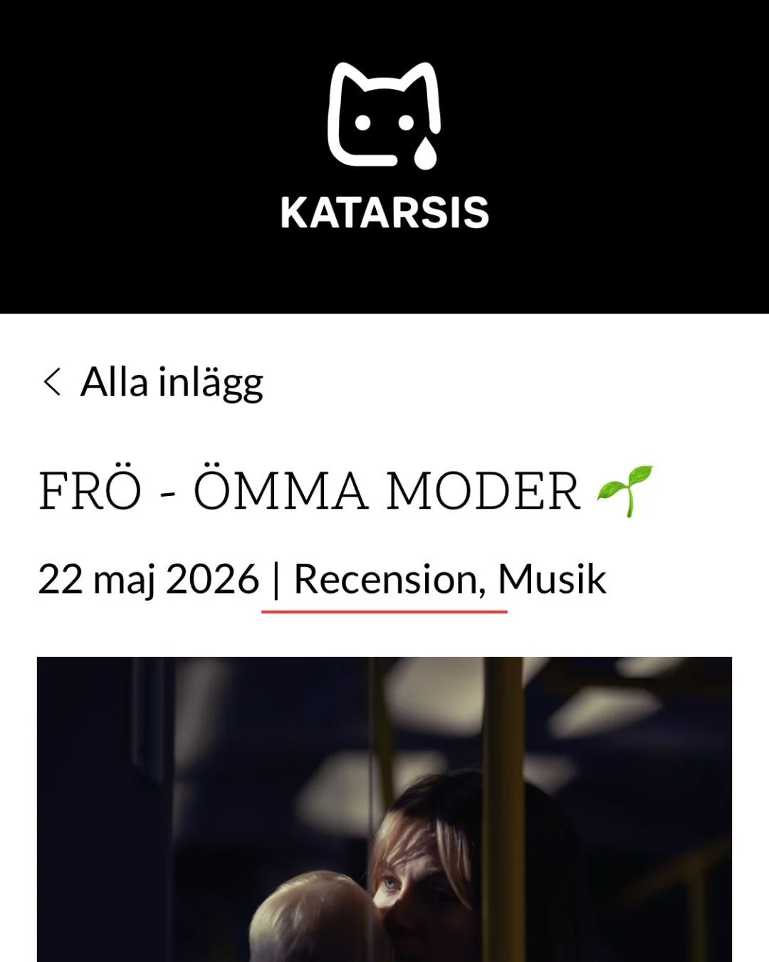Vet inte hur jag ska tacka f&ouml;r det h&auml;r. K&auml;nner mig s&aring; sedd. Tack.