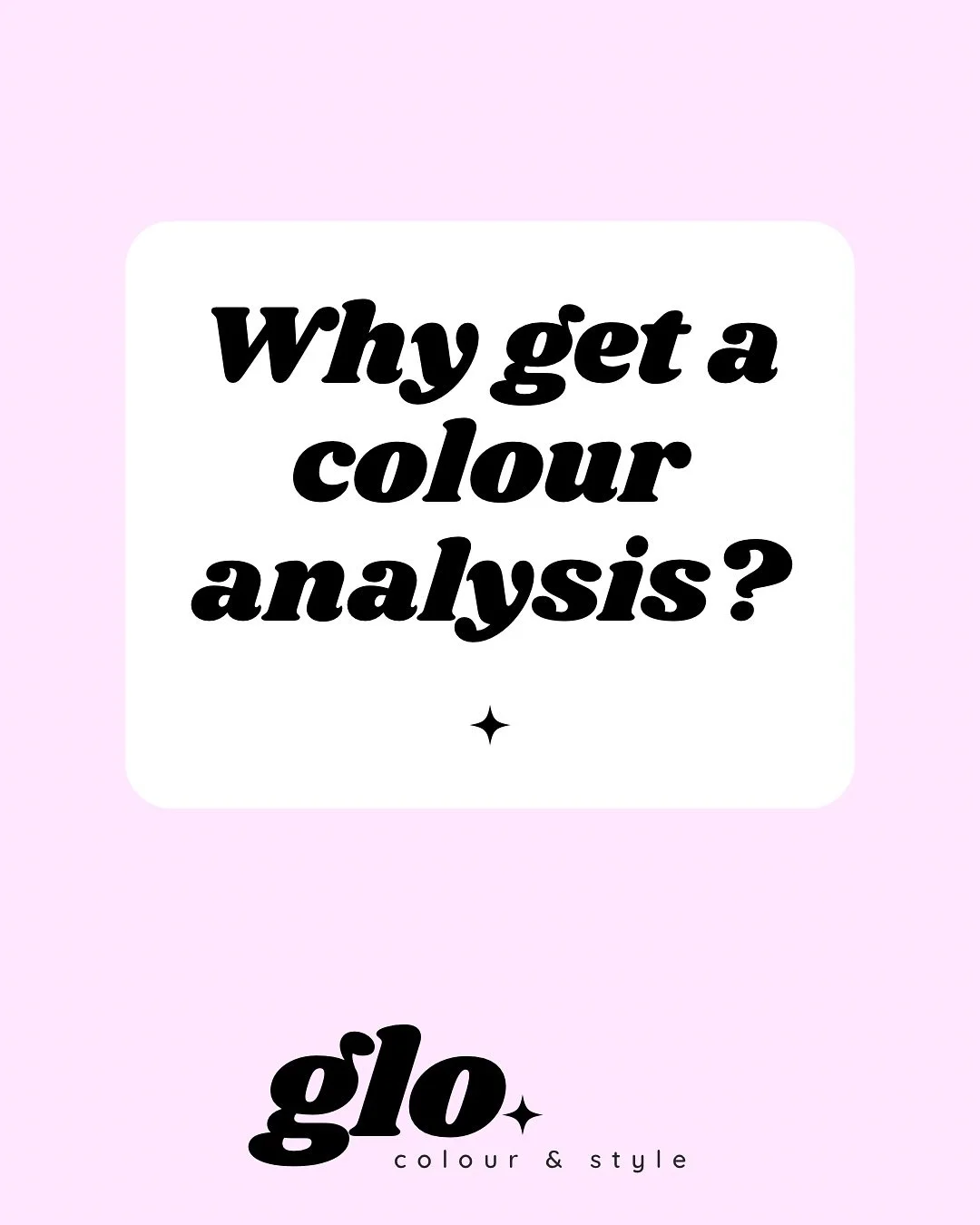 ✨ What is colour analysis and why get one? ✨

Quite simply, it's about finding the best colours that flatter you and bring out your natural beauty, without the need for makeup. 

It's also about understanding WHY these colours suit you. You've probab