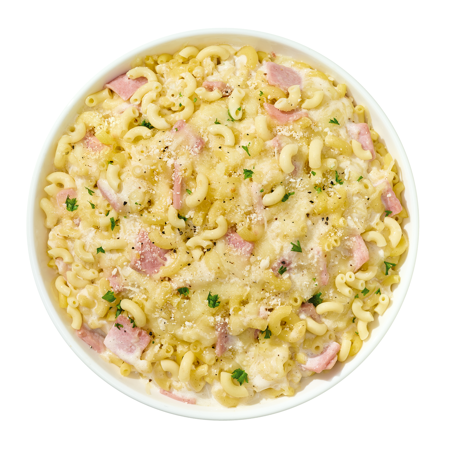 Coquillettes Jambon / Ham and cheese pasta