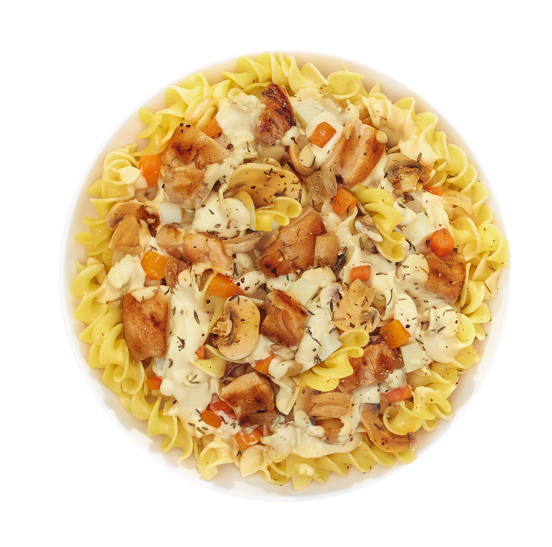 Pâtes Poulet Champignons /  Chicken and Mushroom Pasta