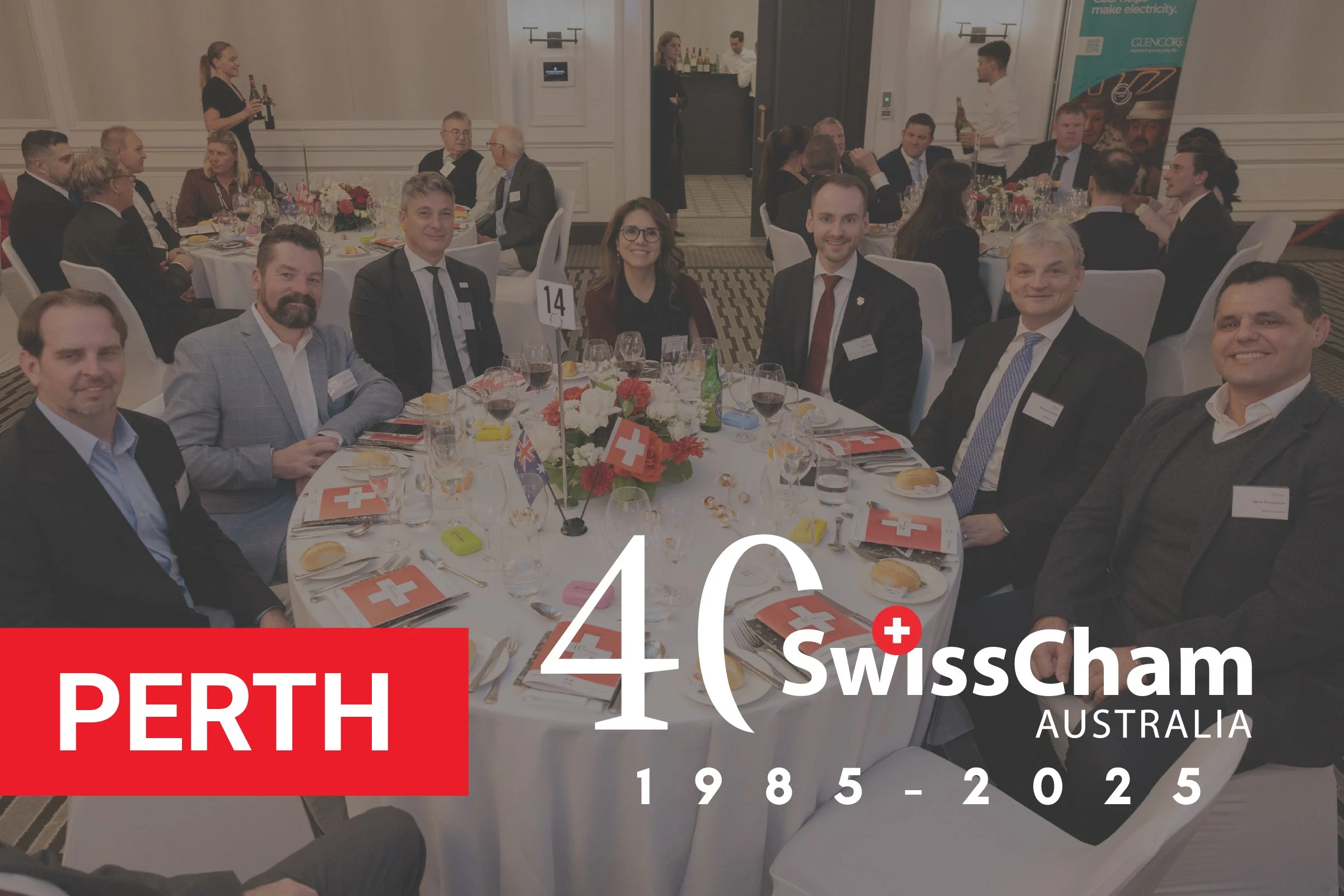 Board Room Dinner – Celebrating 40 Years SwissCham in Perth.