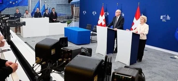 Guy Parmelin and Ursula von der Leyen sign Bilaterals III