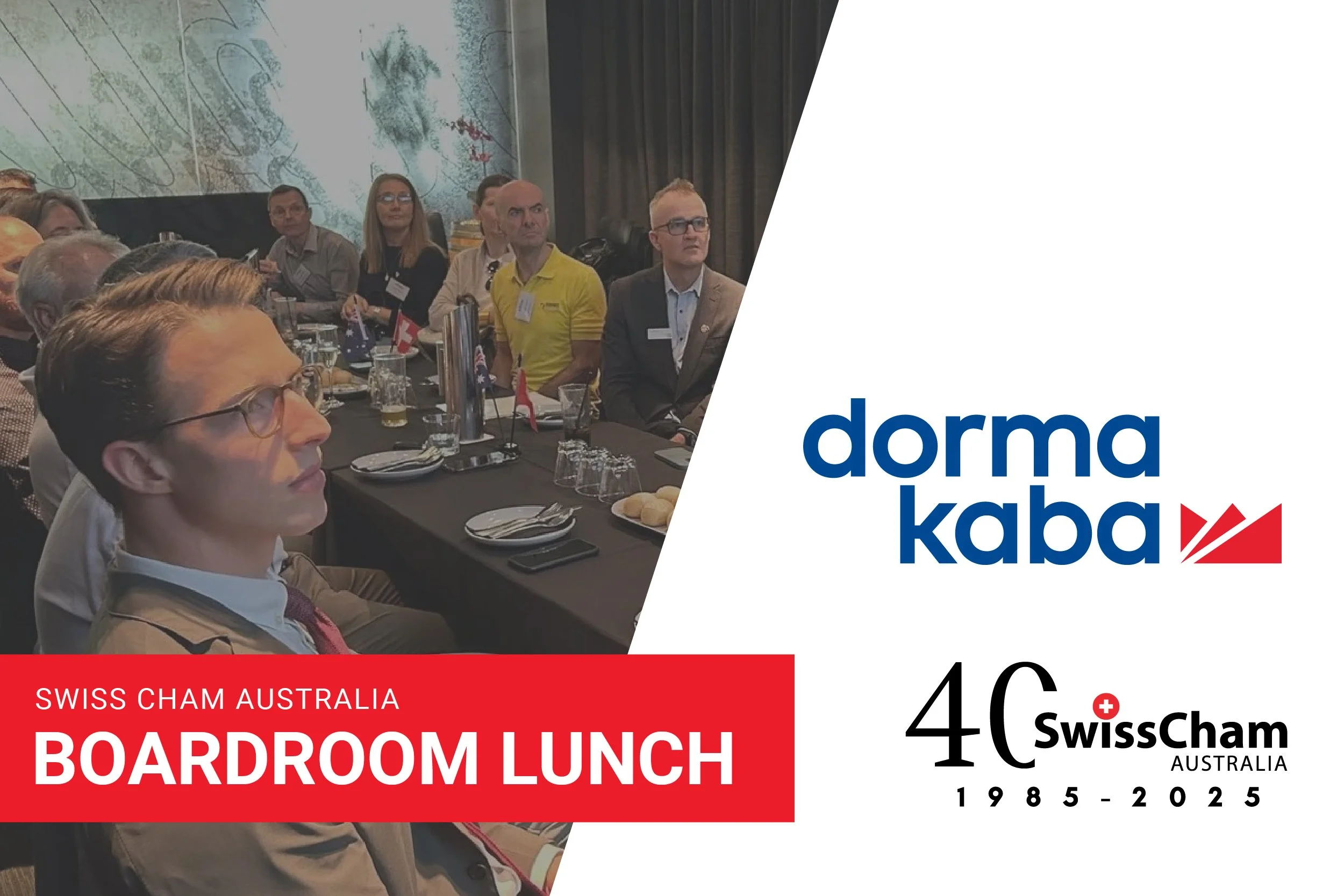 Board Room Luncheon with dormakab - Melbourne