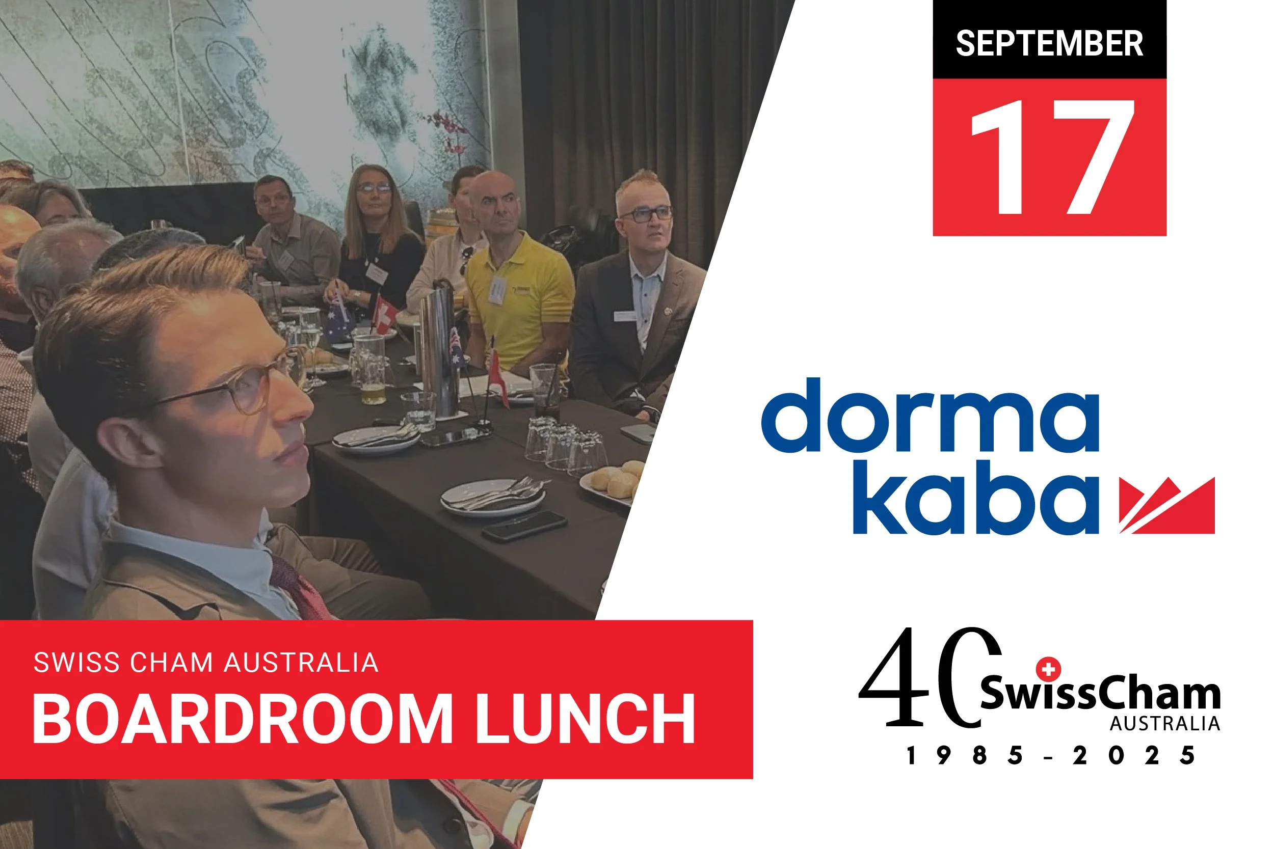 Board Room Luncheon with dormakaba - Melbourne