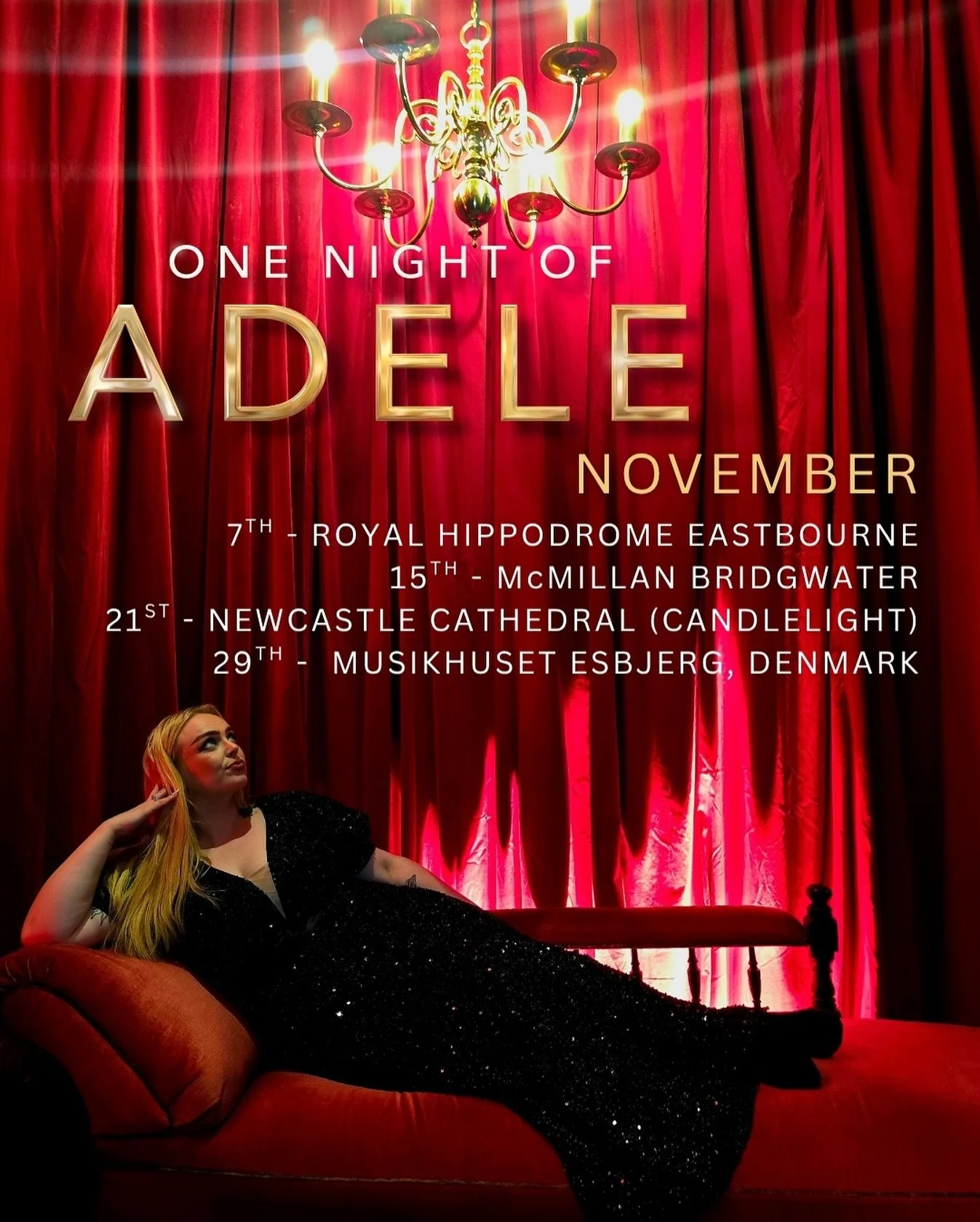 DATES November 2025 👏🏻 

7th - @royalhippodrome 
15th - @mcmillantheatre 
21st - @newcastlecathedral 
29th - @musikhusetesbjerg