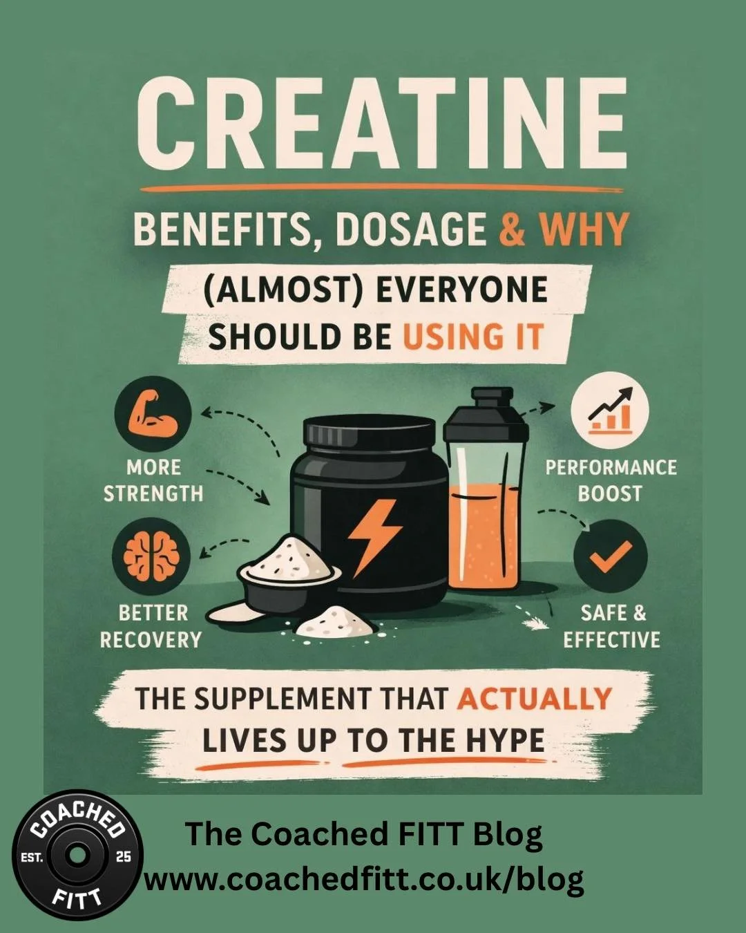 Creatine has one of the worst reputations in fitness.

&ldquo;Bulky.&rdquo;
&ldquo;Bad for your kidneys.&rdquo;
&ldquo;Only for bodybuilders.&rdquo;

All wrong.

It&rsquo;s one of the safest, most researched supplements available, and most people eit