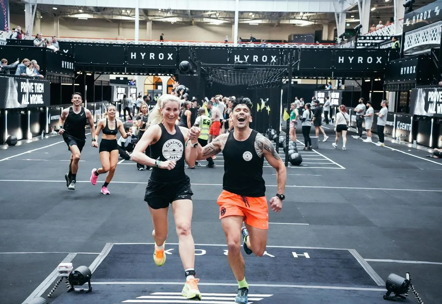 HYROX London Olympia 🇬🇧
Doubles Mixed 

#hyrox #CoachedFITT #hyroxlondon #hybridathlete