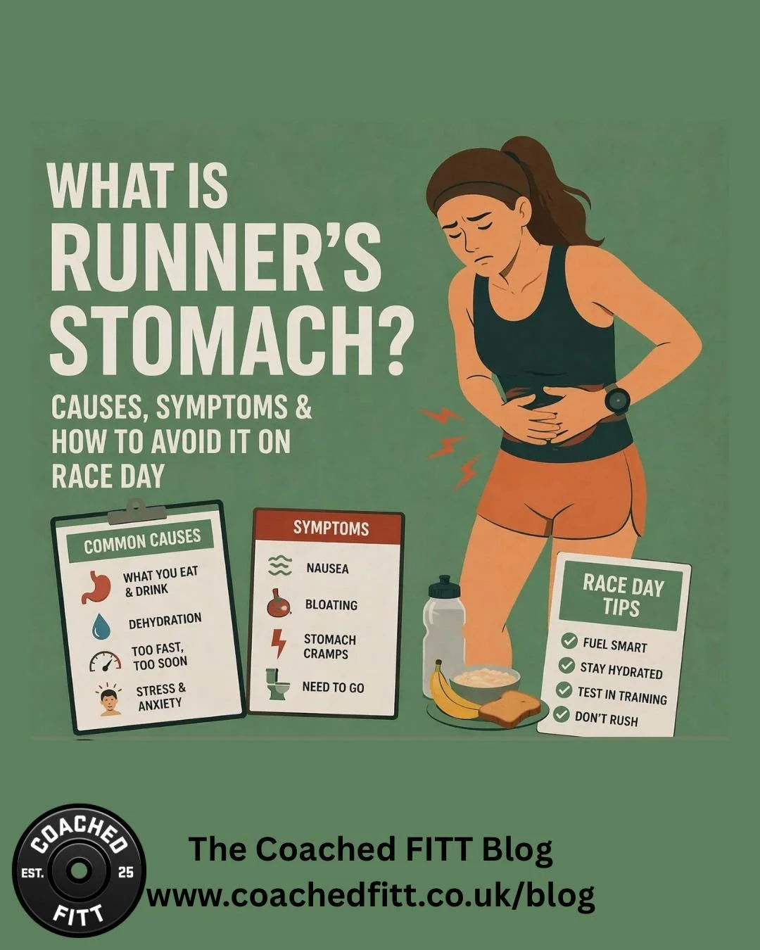 Ever had to stop mid-run&hellip;
for a reason you didn&rsquo;t plan for?

👉 Runner&rsquo;s stomach.

It&rsquo;s more common than you think&mdash;and usually preventable.

We&rsquo;ve broken down what causes it (and how to avoid it).

Go read it befo