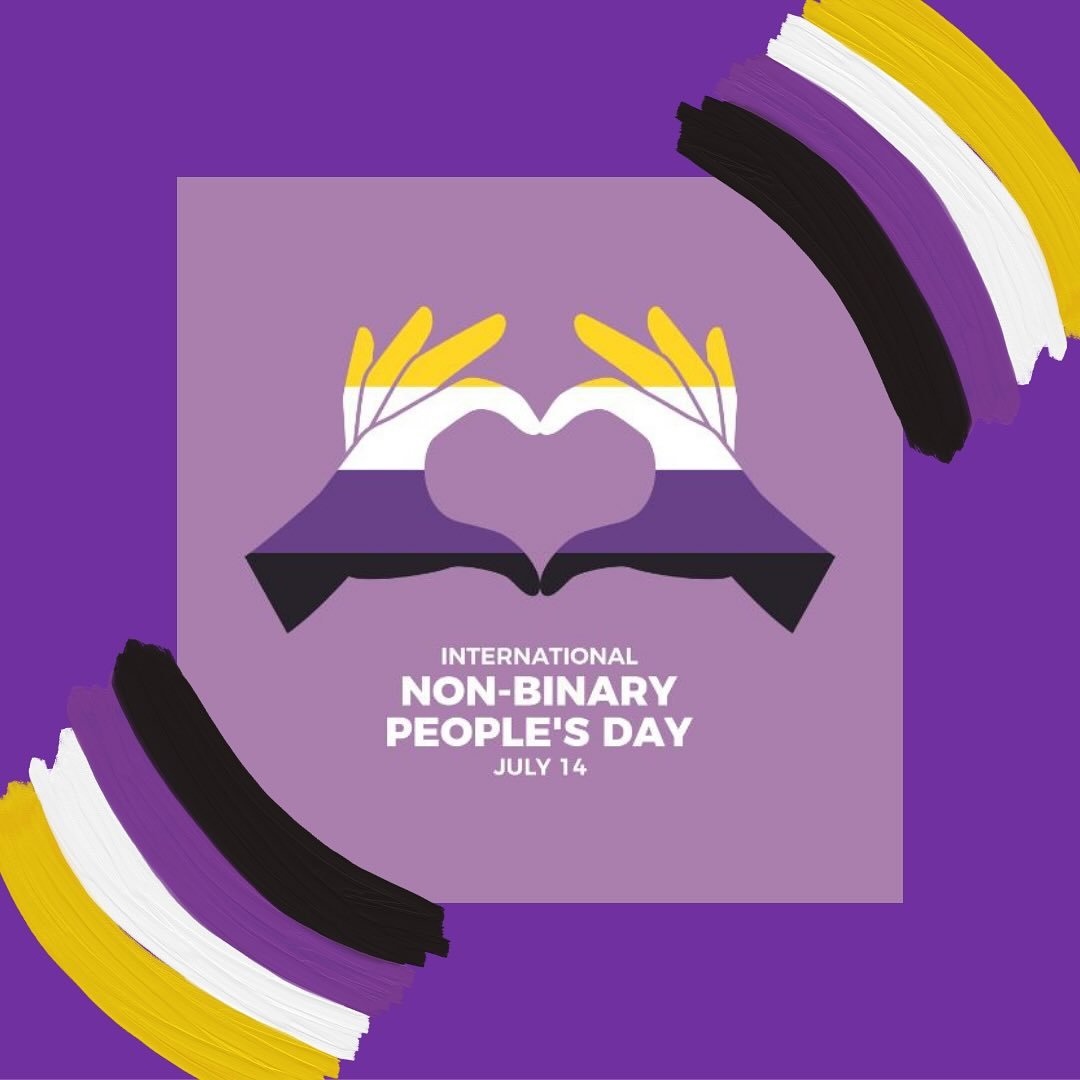 Happy international non-binary people&rsquo;s day - here&rsquo;s a few words from some of our members 💛🤍💜🖤