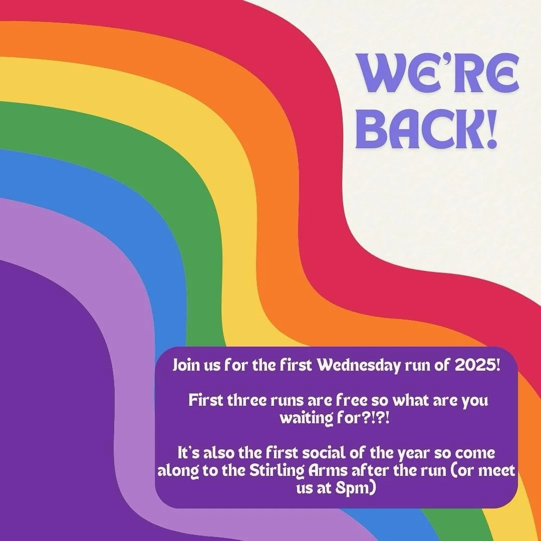 We&rsquo;re back 🎉 

First Wednesday run of the year is happening tomorrow - all details can be found in our bio! 📝

Reminder that the first 3 sessions are free so why not join now!

Why should I join? 👀

- Weekly runs by trained run leaders and c