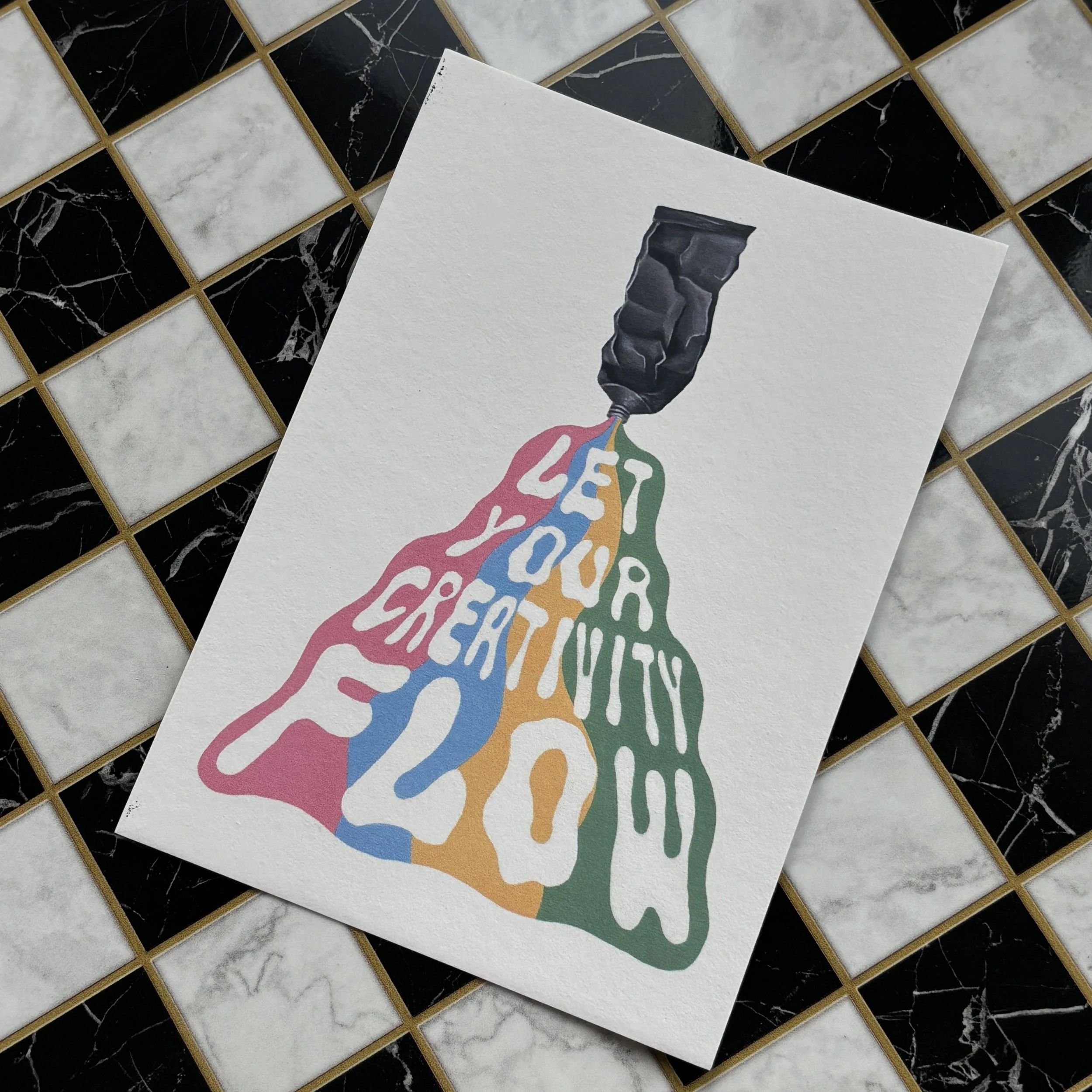 let your creativity flow flat lay checkerboard.jpg