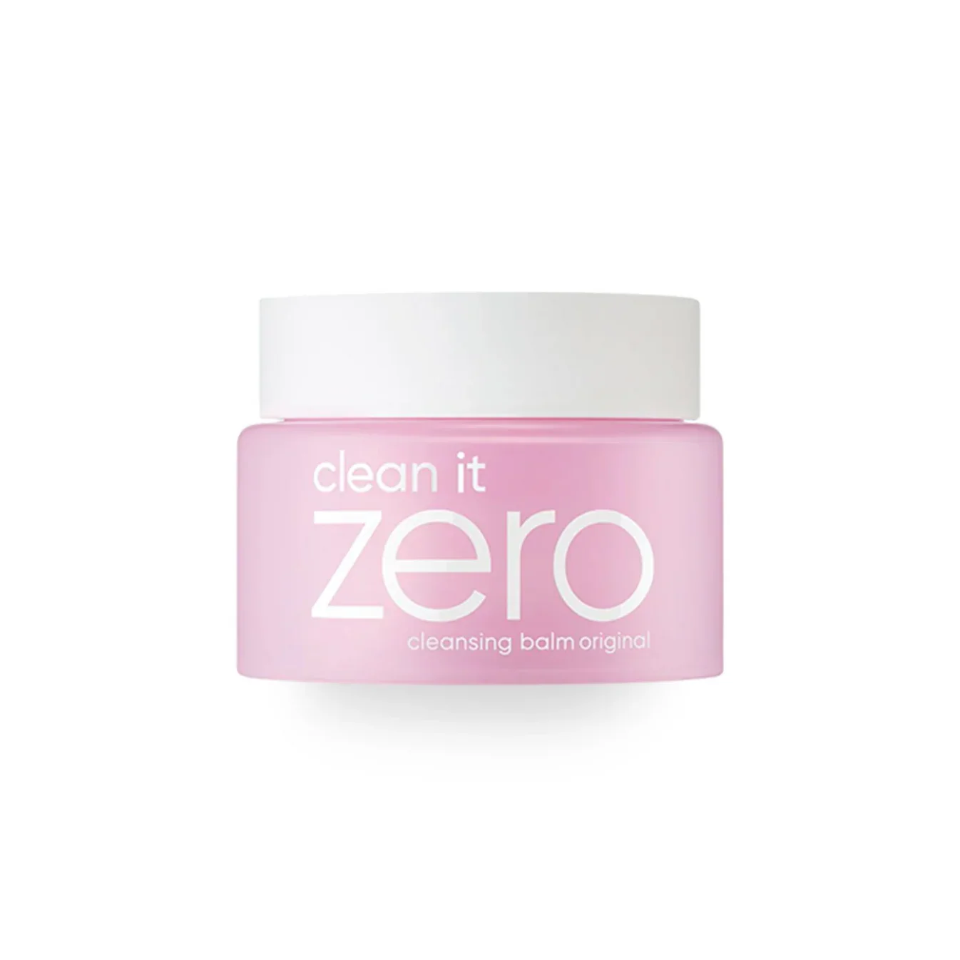 Banila Co Clean It Zero Original pink cleansing balm jar for effortless makeup removal.