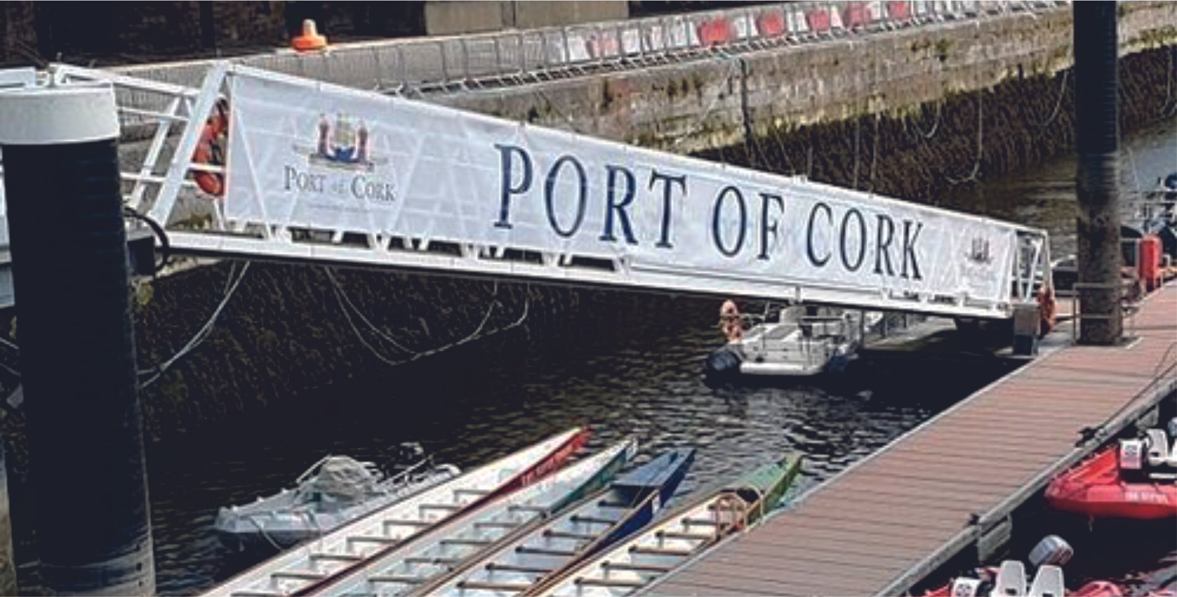 Large banner display. External Banners. Signmakers Cork & Kerry, Ireland.