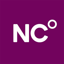 Purple background with white text displaying the letters 'NC' and a degree symbol.