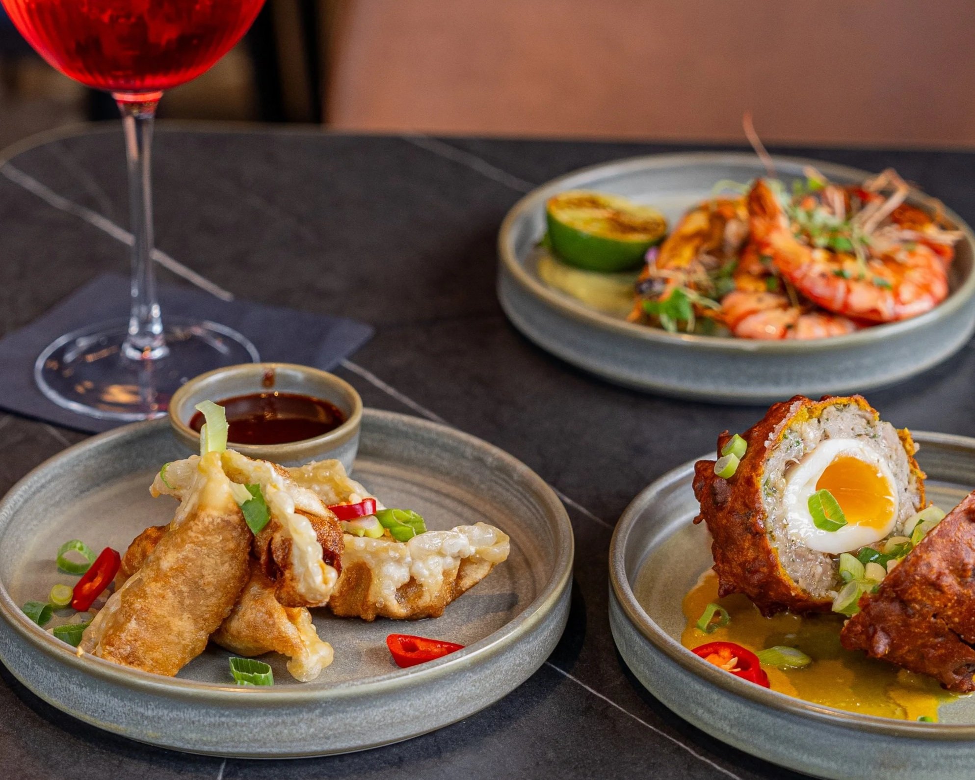 A selection of small plates from Derby's city centre restaurant The Engine Room