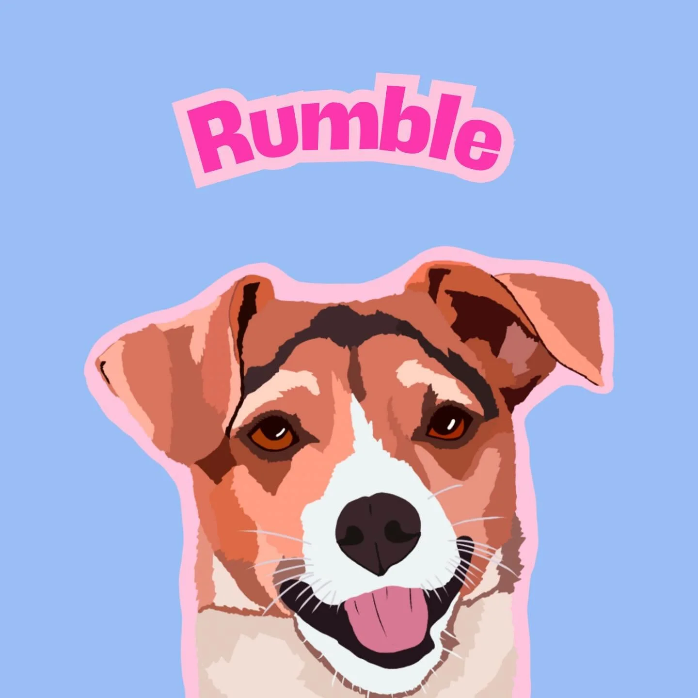 Meet Rumble, my best bud and the inspiration behind my custom pet prints! 

As a graphic designer, I create unique portraits that capture your pet&rsquo;s personality and add a personal touch to your home 🏡✨