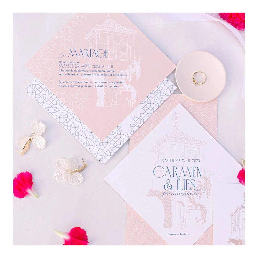 Romance Andalouse 
Illustration sur-mesure pour ce shooting ensoleill&eacute; ! 
.
.
Wedding planner : @jourjdesign 
Photographe : @cristeledomanecphotographe 
Lieu : @haciendalosmiradores 
Vid&eacute;o : @saimer.weddings 
Robe : @nikabridalnovias 
C