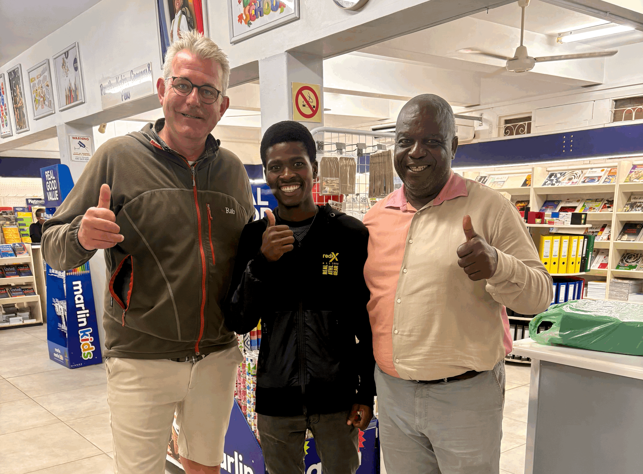 Hilfe für einen südafrikanischen Studenten