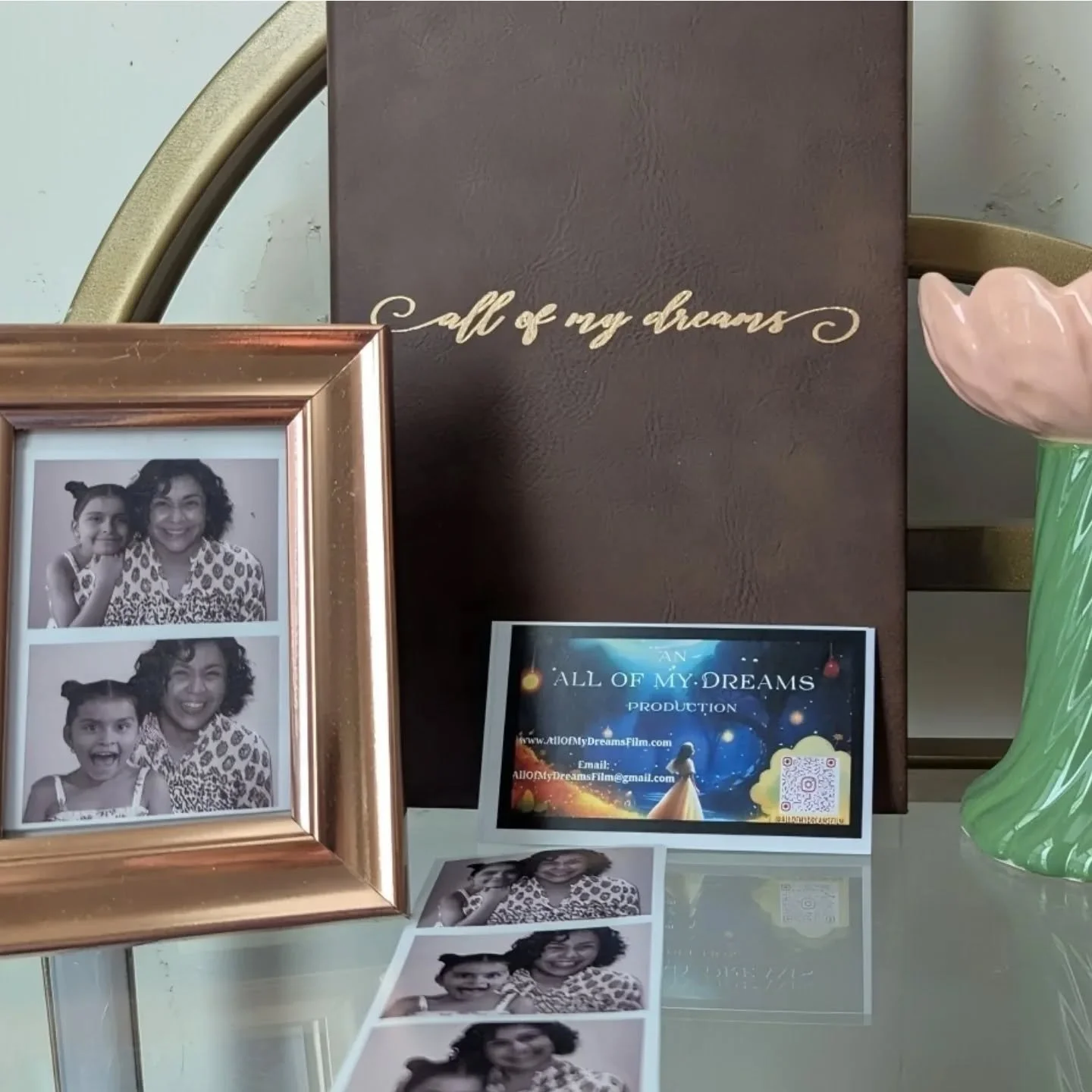 I love all the little treasures from All of My Dreams that keep resurfacing around the house &mdash; props, posters, planning notes, and tiny reminders of the magic we created together. ✨🎬
Every piece tells a story, every detail holds a memory.

Wha