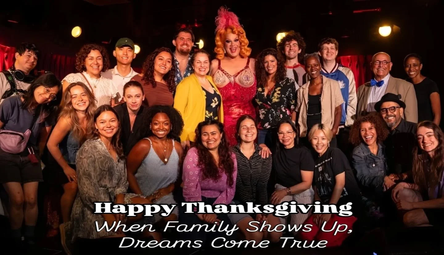 Family isn&rsquo;t always the one you&rsquo;re born into&mdash;sometimes it&rsquo;s the people who show up, stand with you, and help bring your wildest dreams to life. This crew, this cast, this beautiful chosen family of ours has poured so much hear