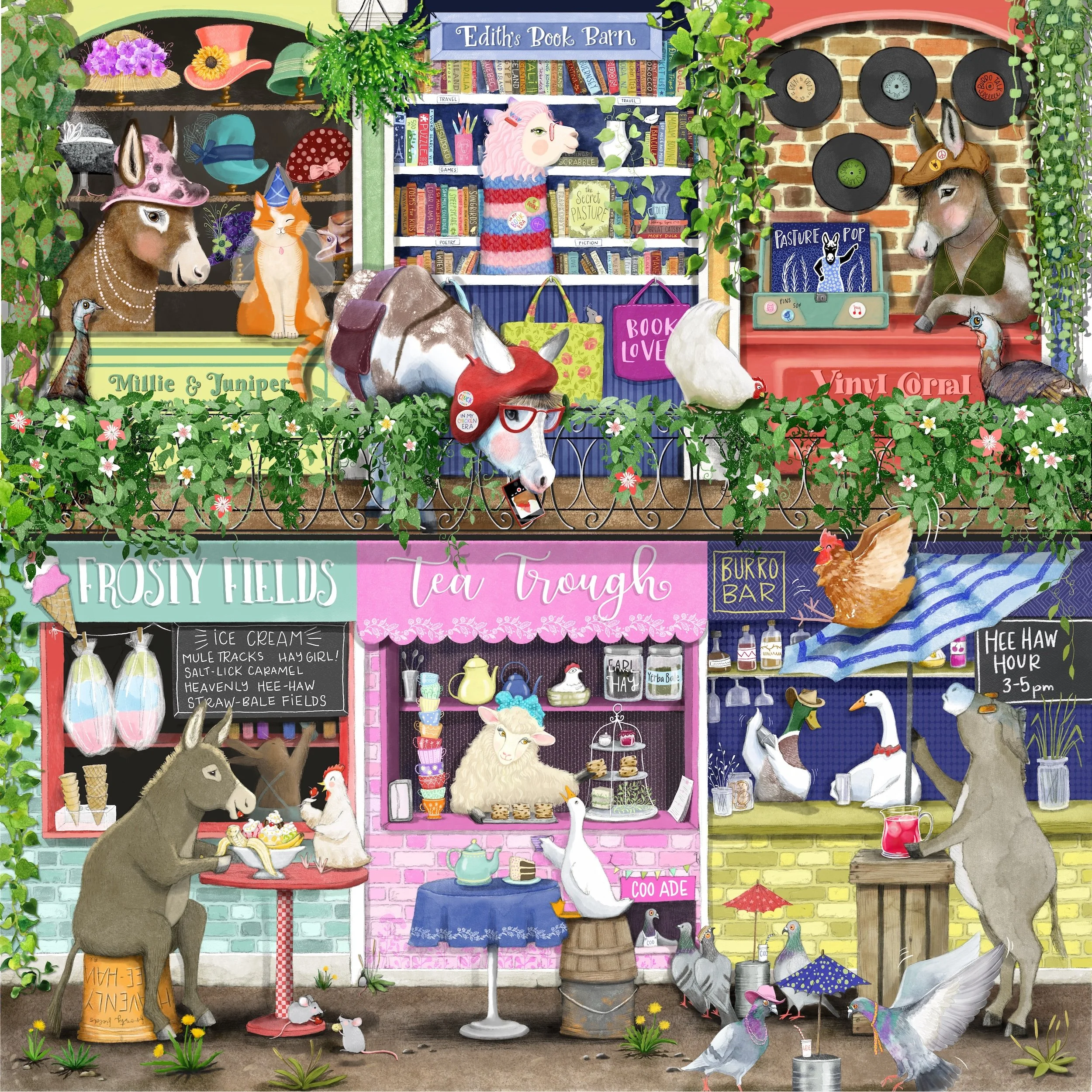 Donkey Town illustration